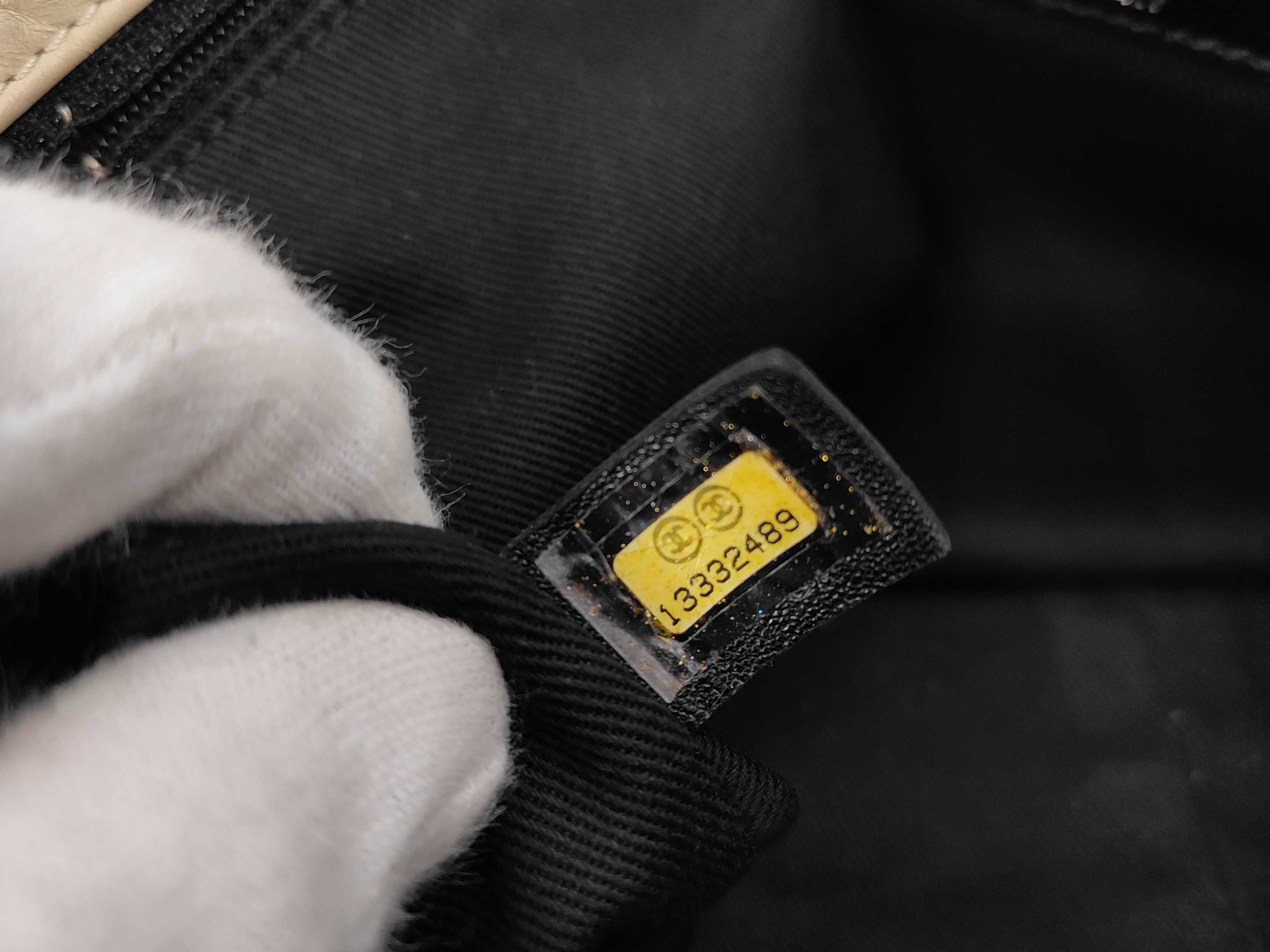 Matelassé Double Chain Shoulder Bag, Vintage Calfskin — view 10