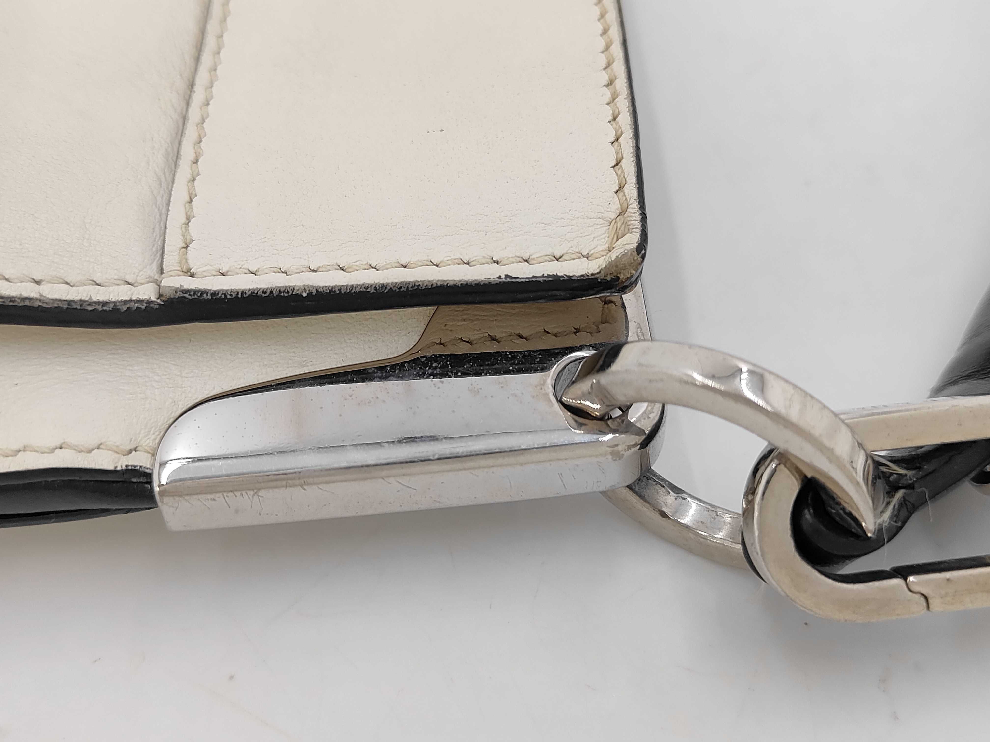 leather white shoulder bag — view 5