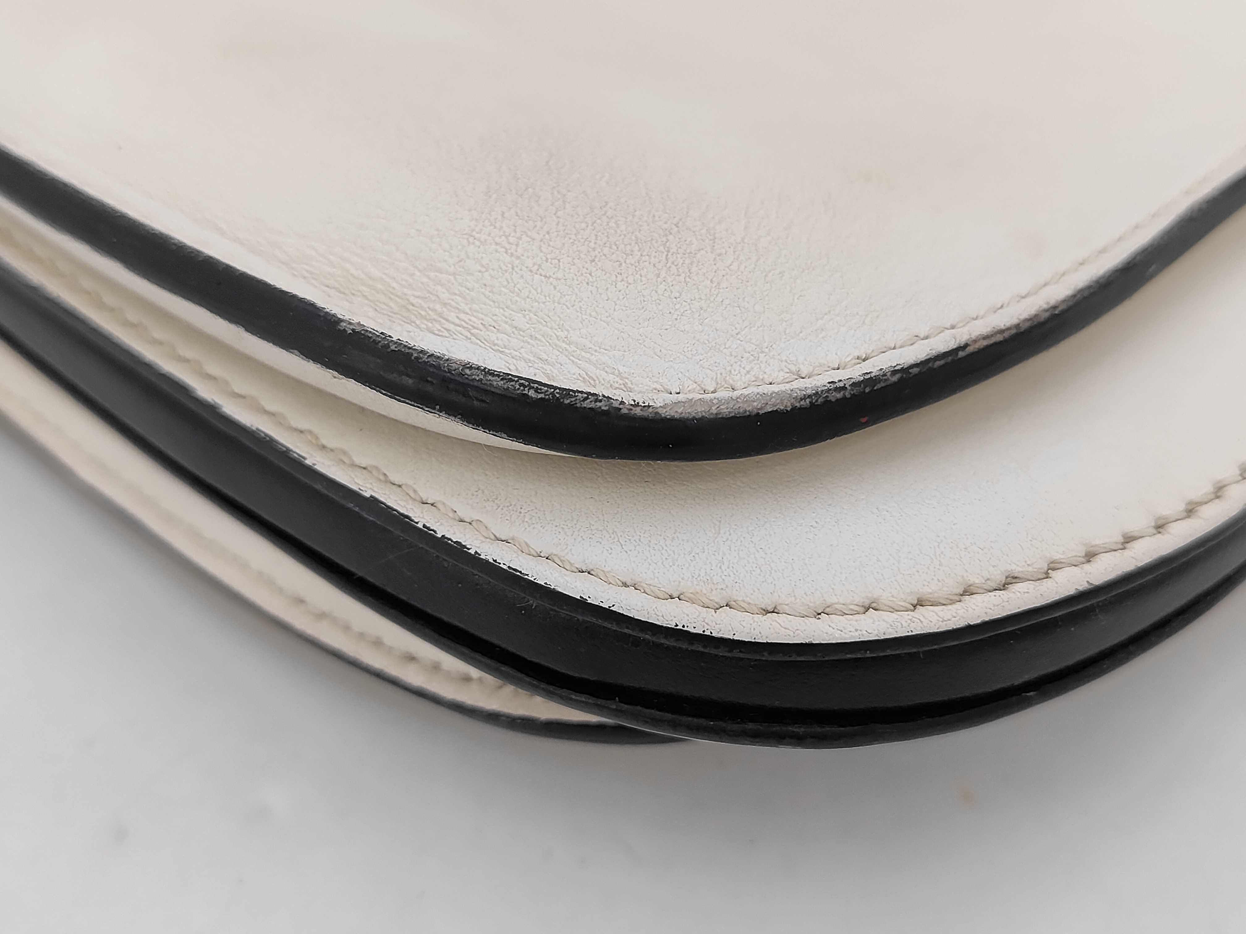 leather white shoulder bag — view 7