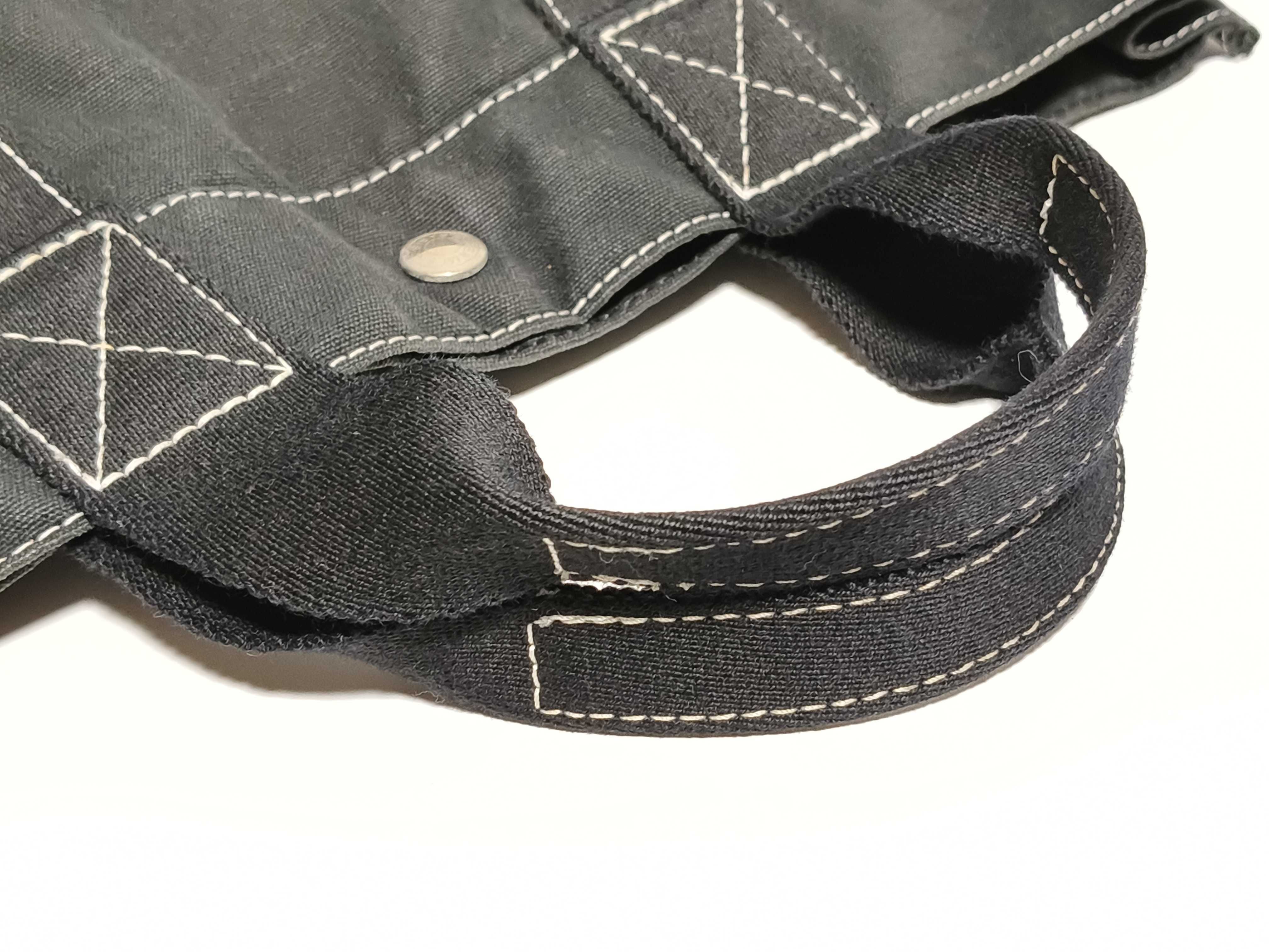 Deauville Hermes Deauville MM Black Tote Bag — view 3