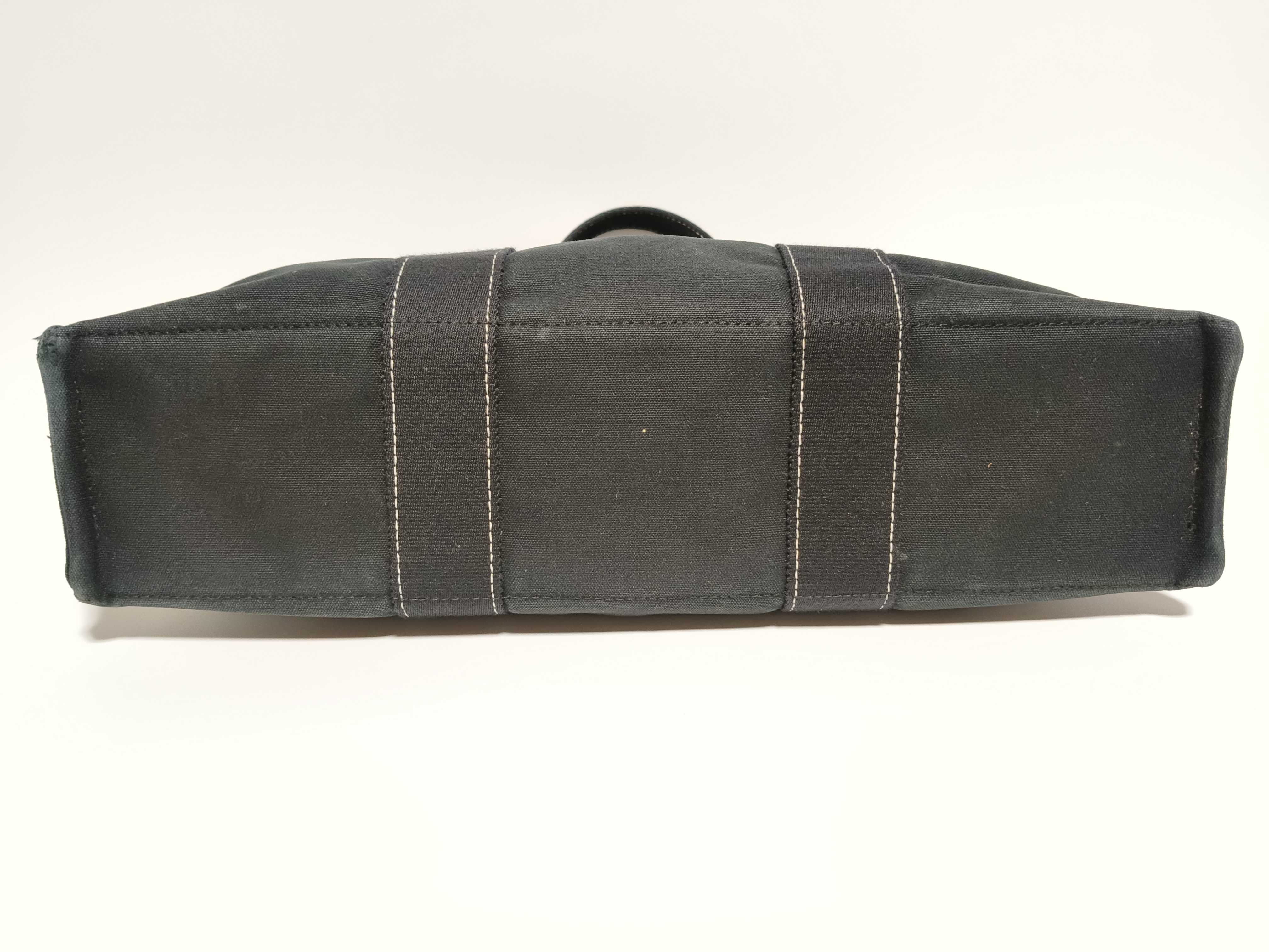 Deauville Hermes Deauville MM Black Tote Bag — view 7