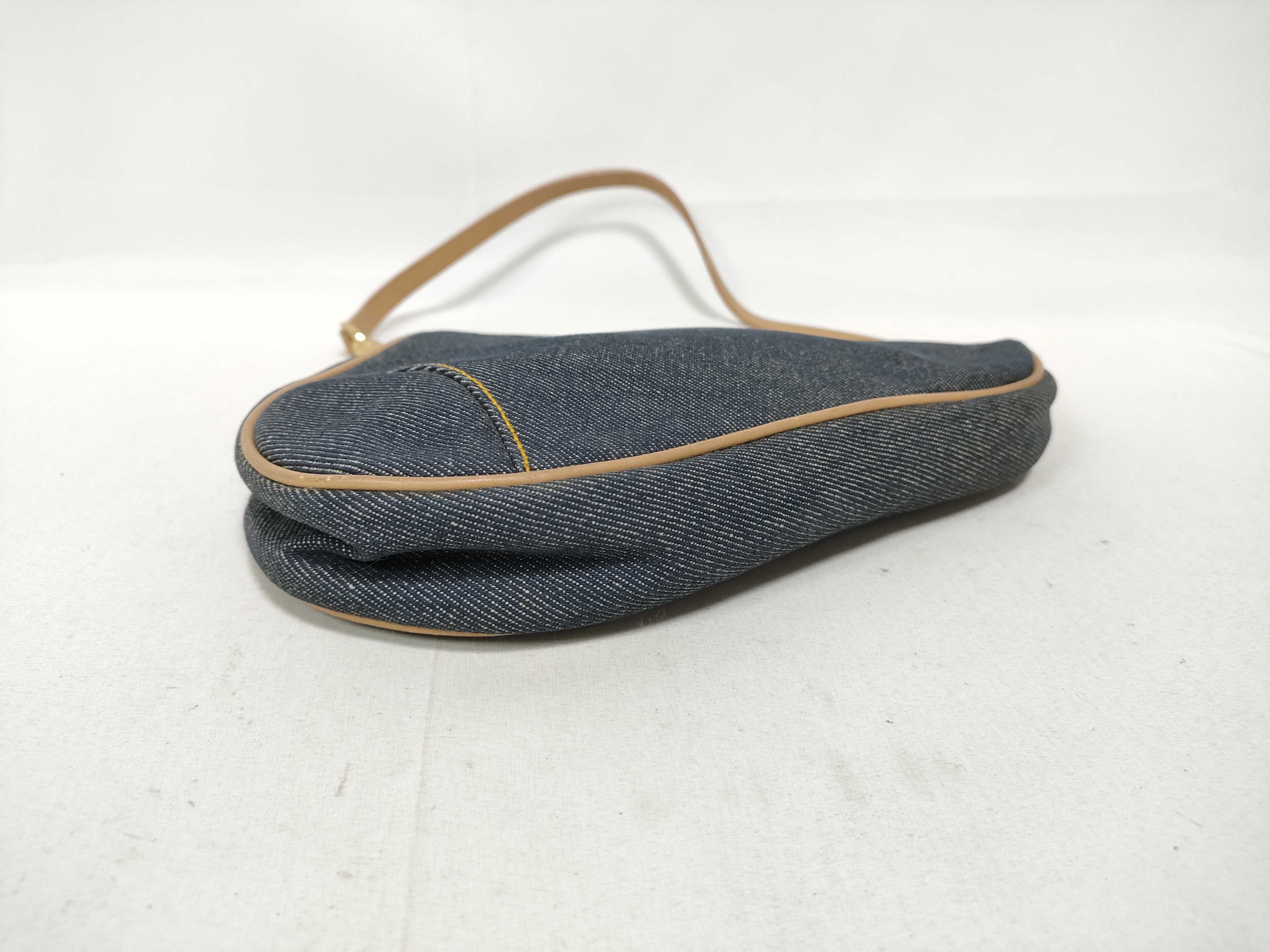 denim saddle bag shoulder bag — view 3