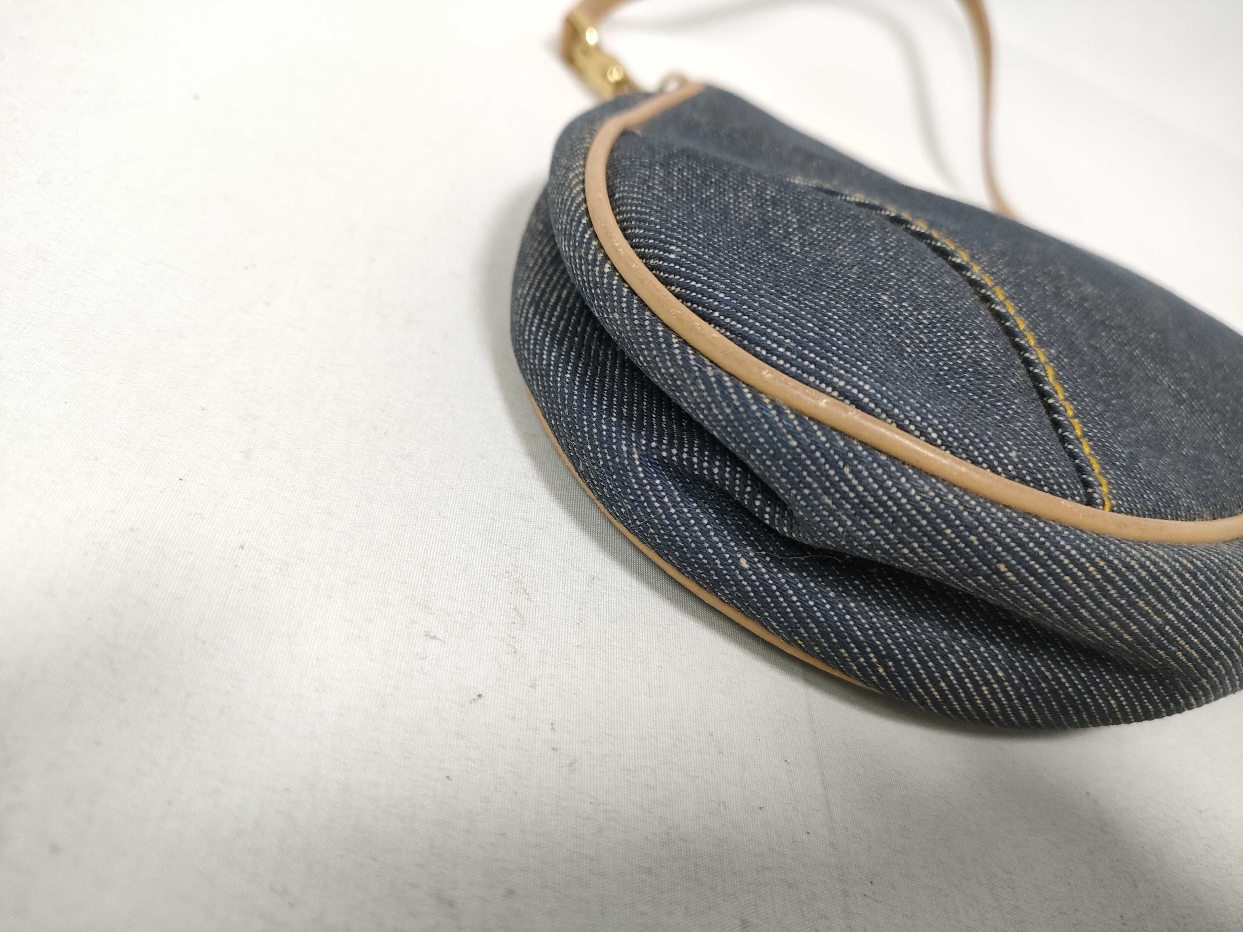 denim saddle bag shoulder bag — view 4