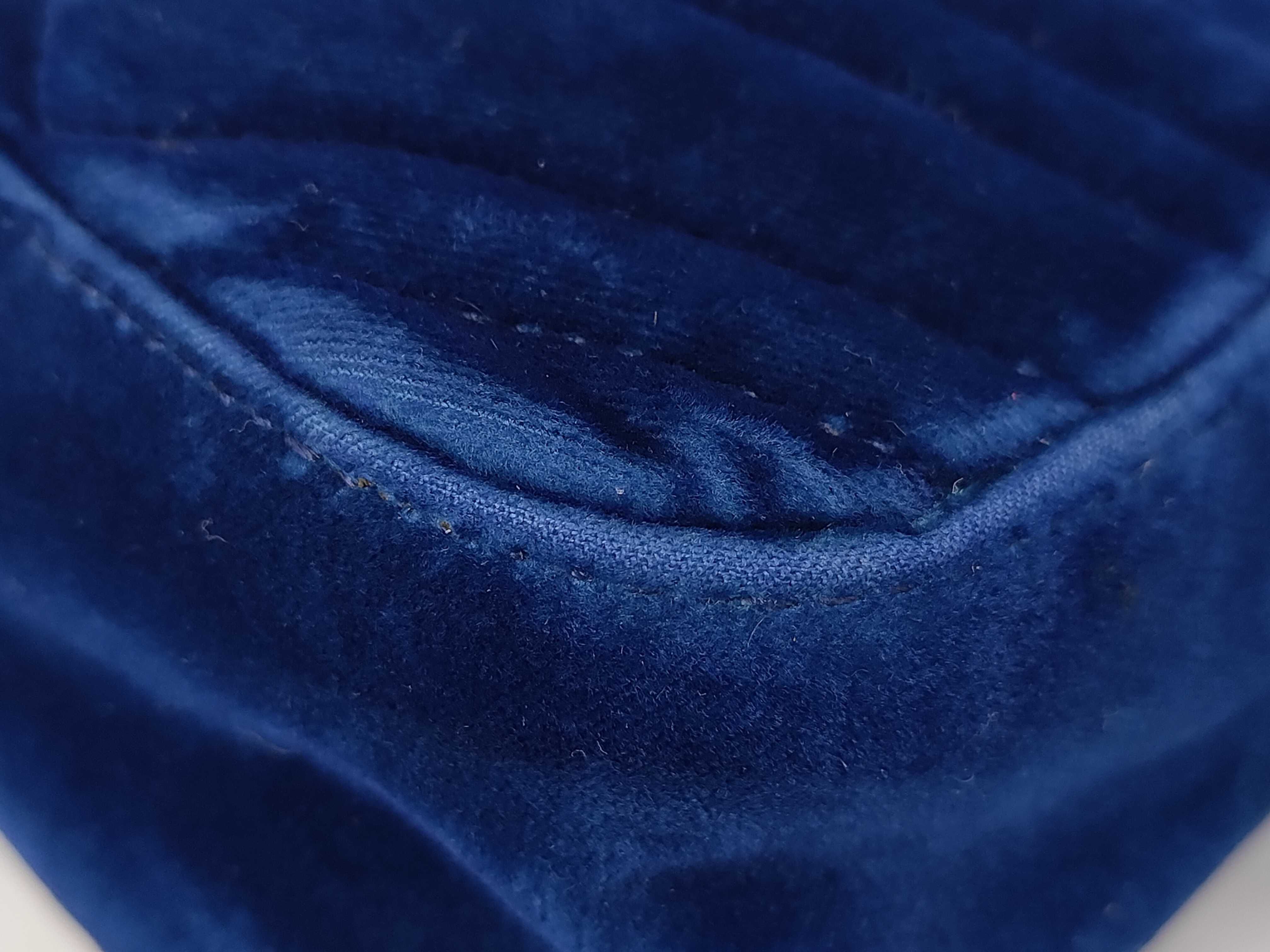 GG Marmont Velour Shoulder Bag (Blue) — view 6