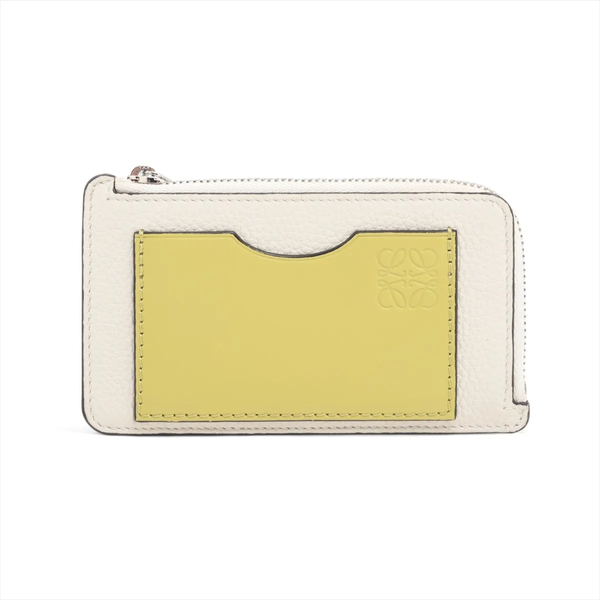 Anagram Leather Fragment Case Beige