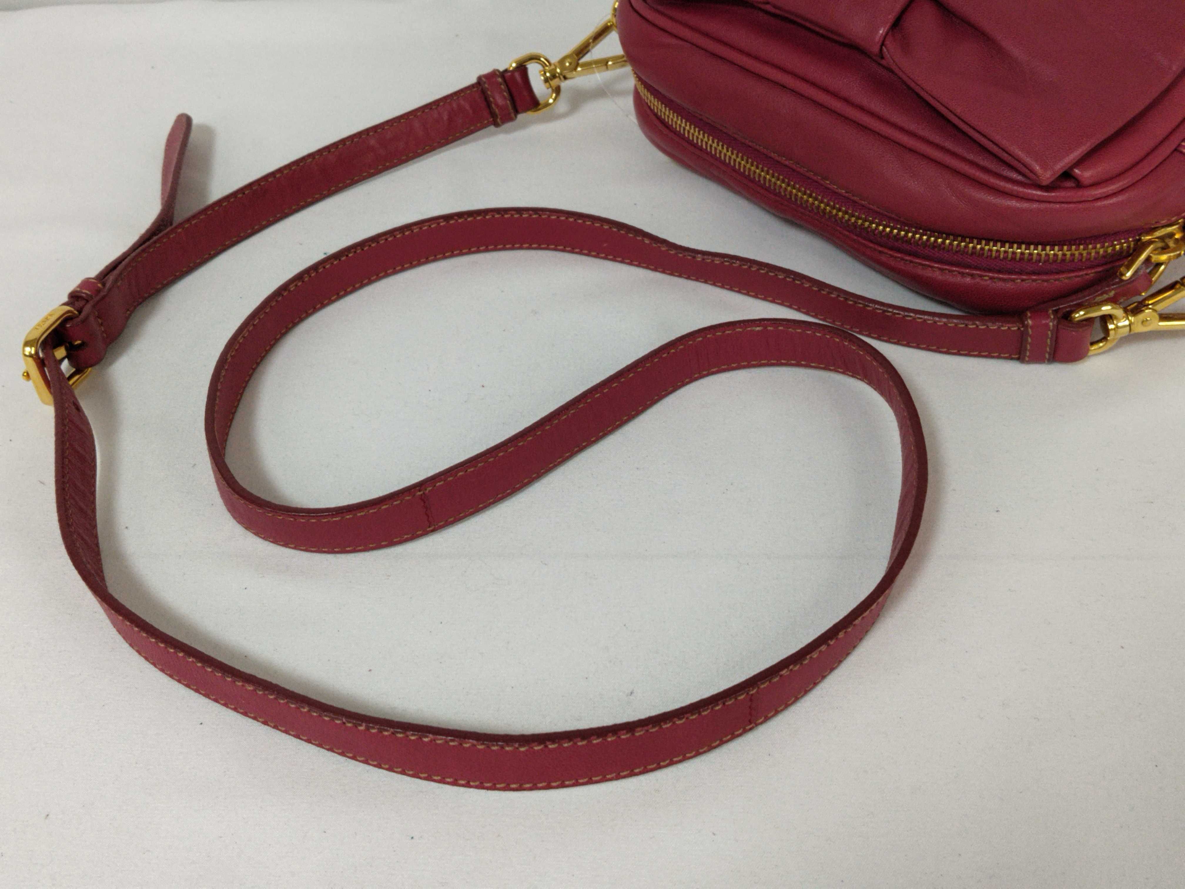 Ribbon Nappa Leather Shoulder Bag — view 3