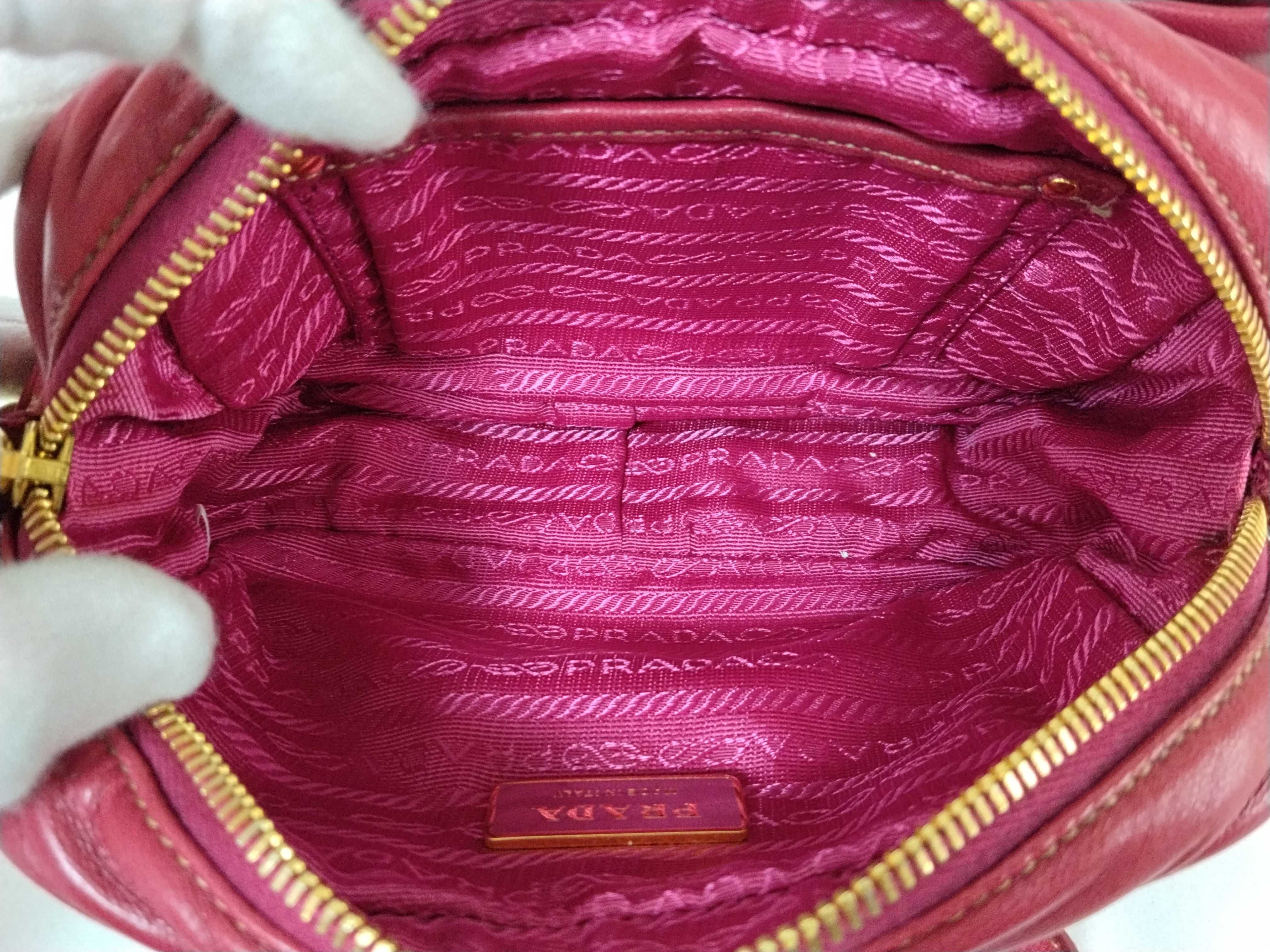 Ribbon Nappa Leather Shoulder Bag — view 10