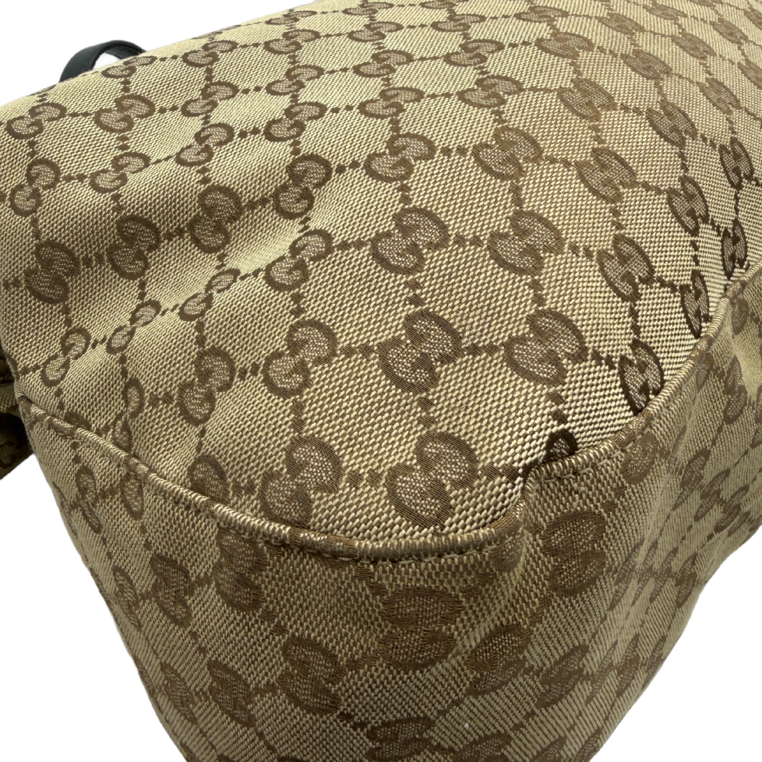 GG Canvas Studded Horsebit Charm Handbag Shoulder Bag — view 5