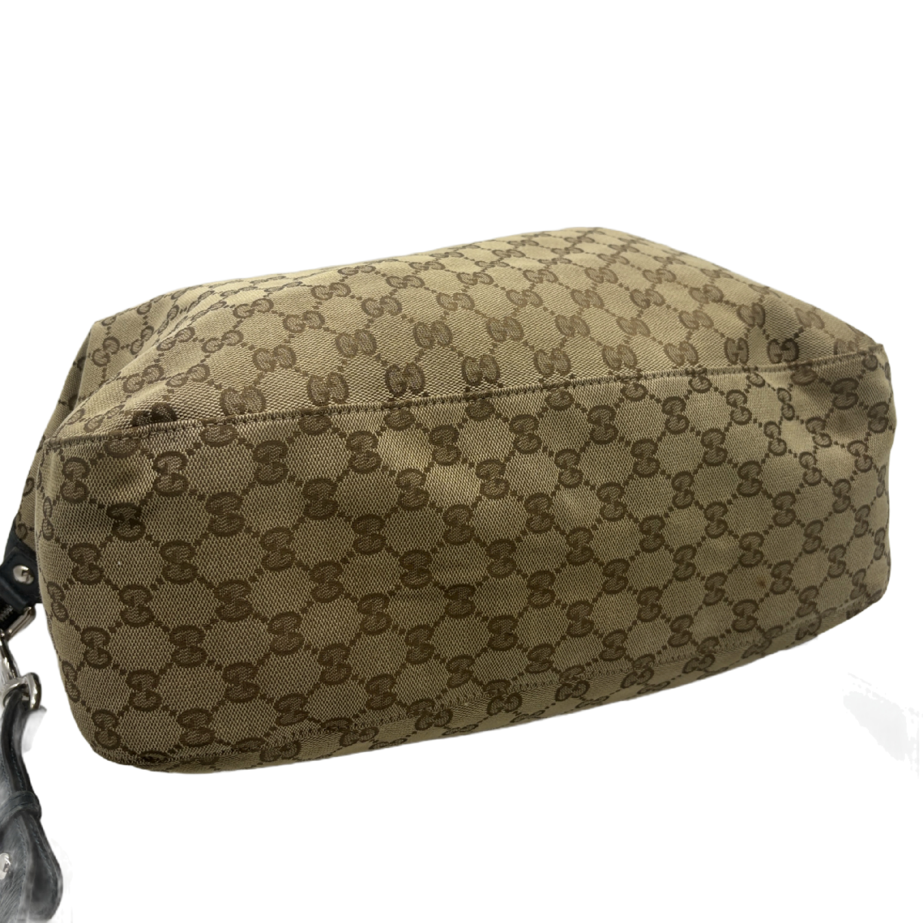 GG Canvas Studded Horsebit Charm Handbag Shoulder Bag — view 6