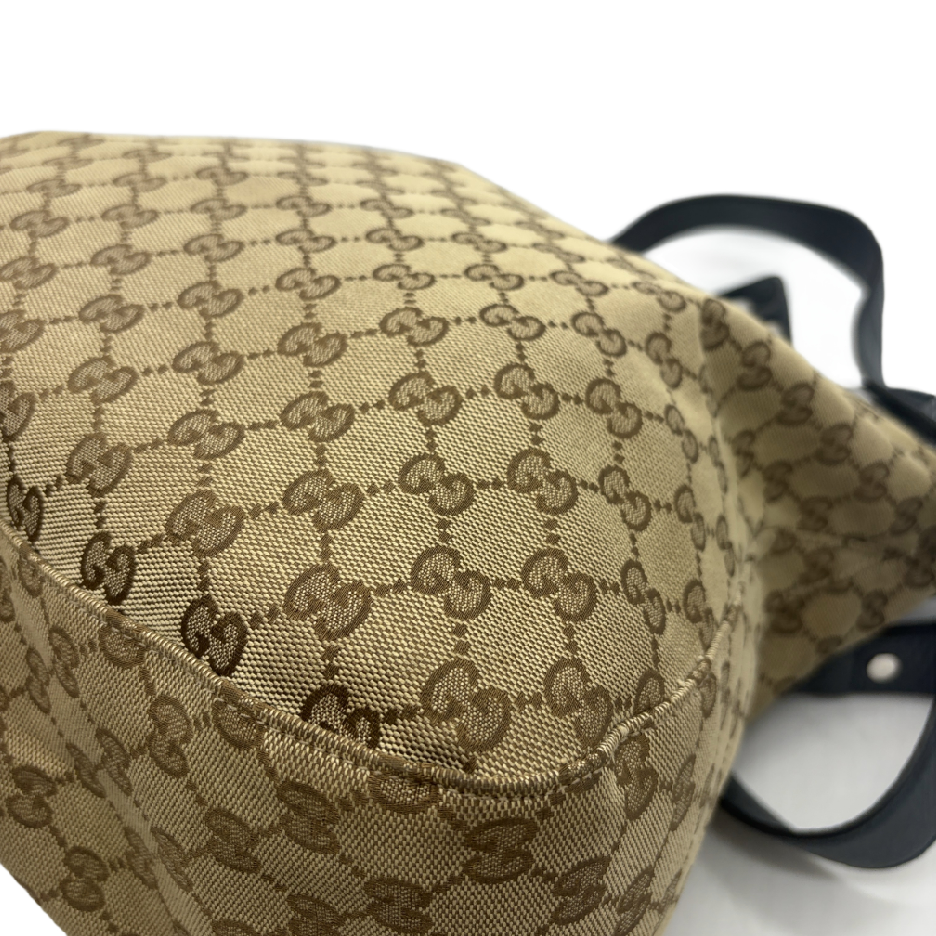GG Canvas Studded Horsebit Charm Handbag Shoulder Bag — view 9