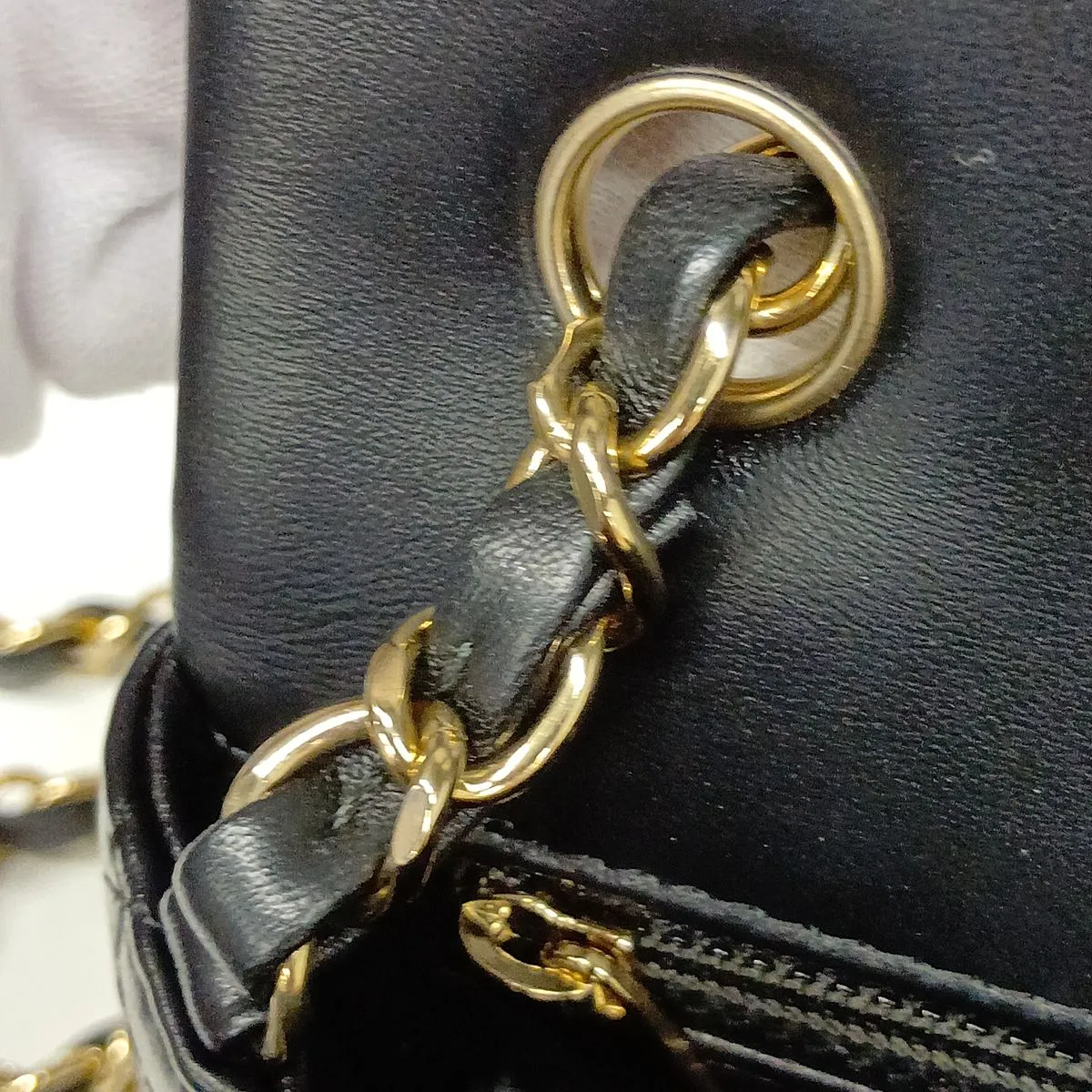 [Individually packaged] Chanel Mini Matelassé 20 Lambskin Single Flap Single Chain Bag, Black with Gold Hardware, U9EH0GLJ, Random Plate, A69900 — view 12