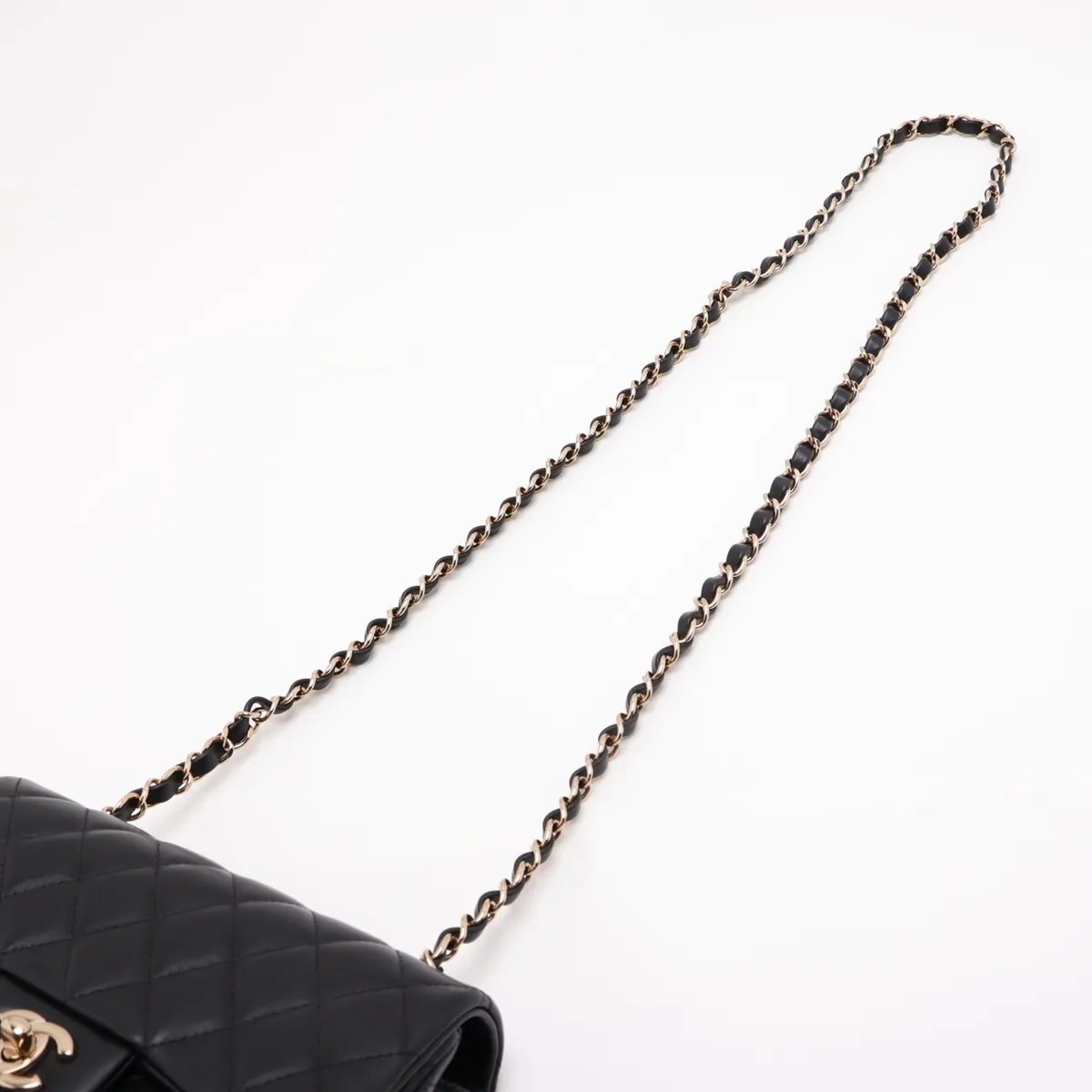 [Individually packaged] Chanel Mini Matelassé 20 Lambskin Single Flap Single Chain Bag, Black with Gold Hardware, U9EH0GLJ, Random Plate, A69900 — view 5