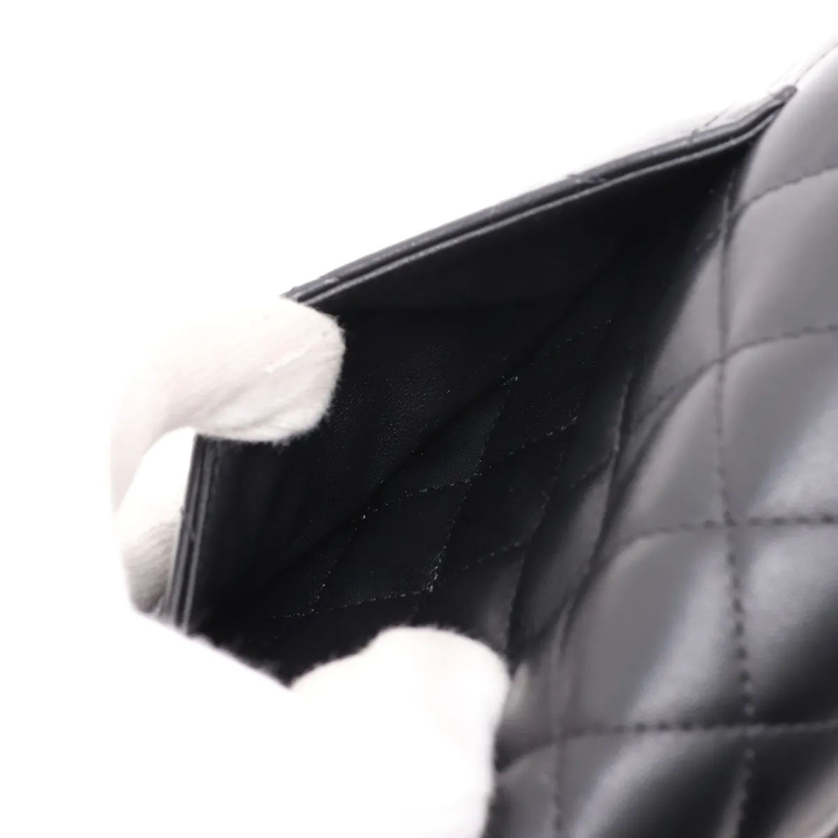 [Individually packaged] Chanel Mini Matelassé 20 Lambskin Single Flap Single Chain Bag, Black with Gold Hardware, U9EH0GLJ, Random Plate, A69900 — view 9