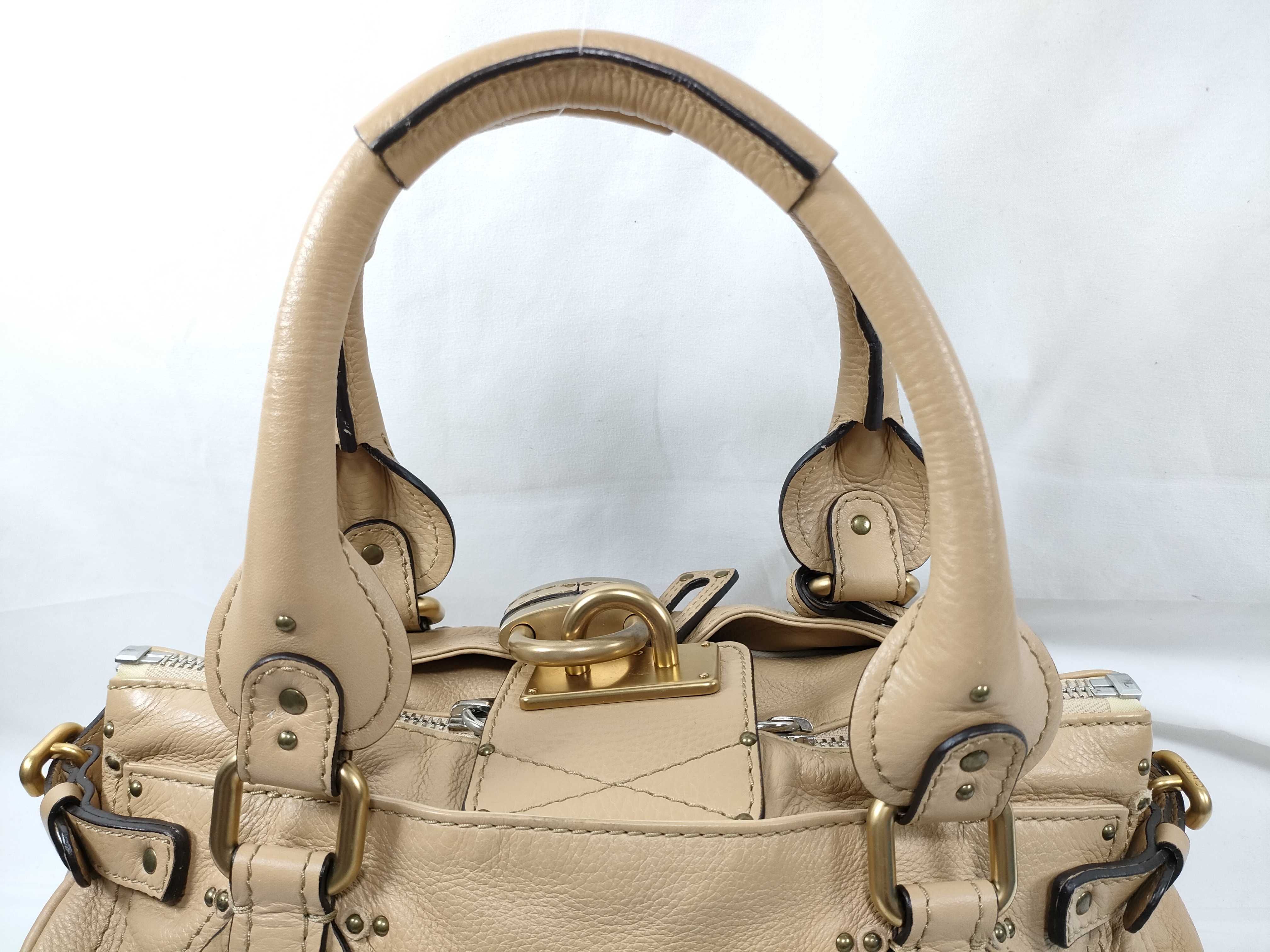 Paddington Leather Handbag, Brown — view 3