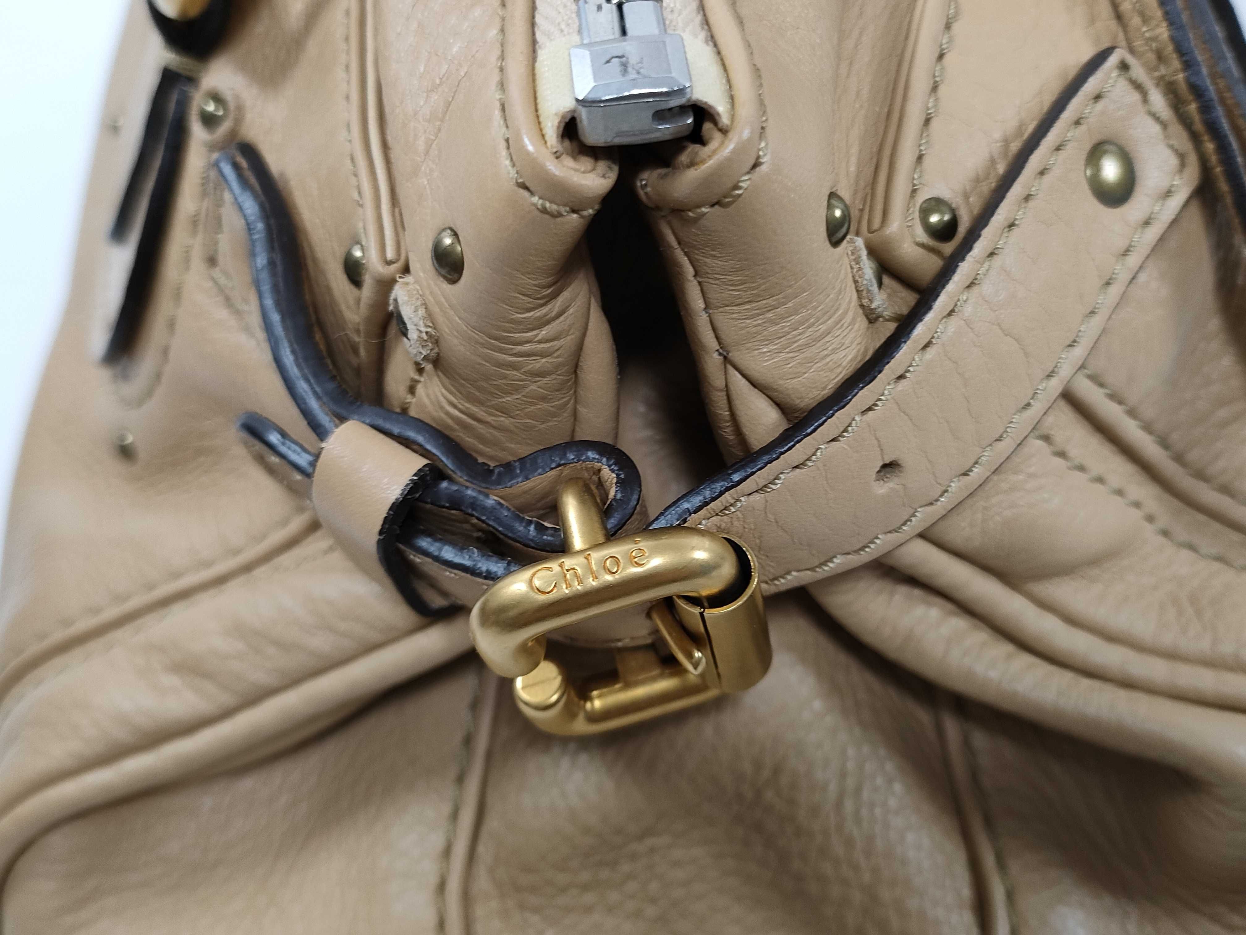Paddington Leather Handbag, Brown — view 7