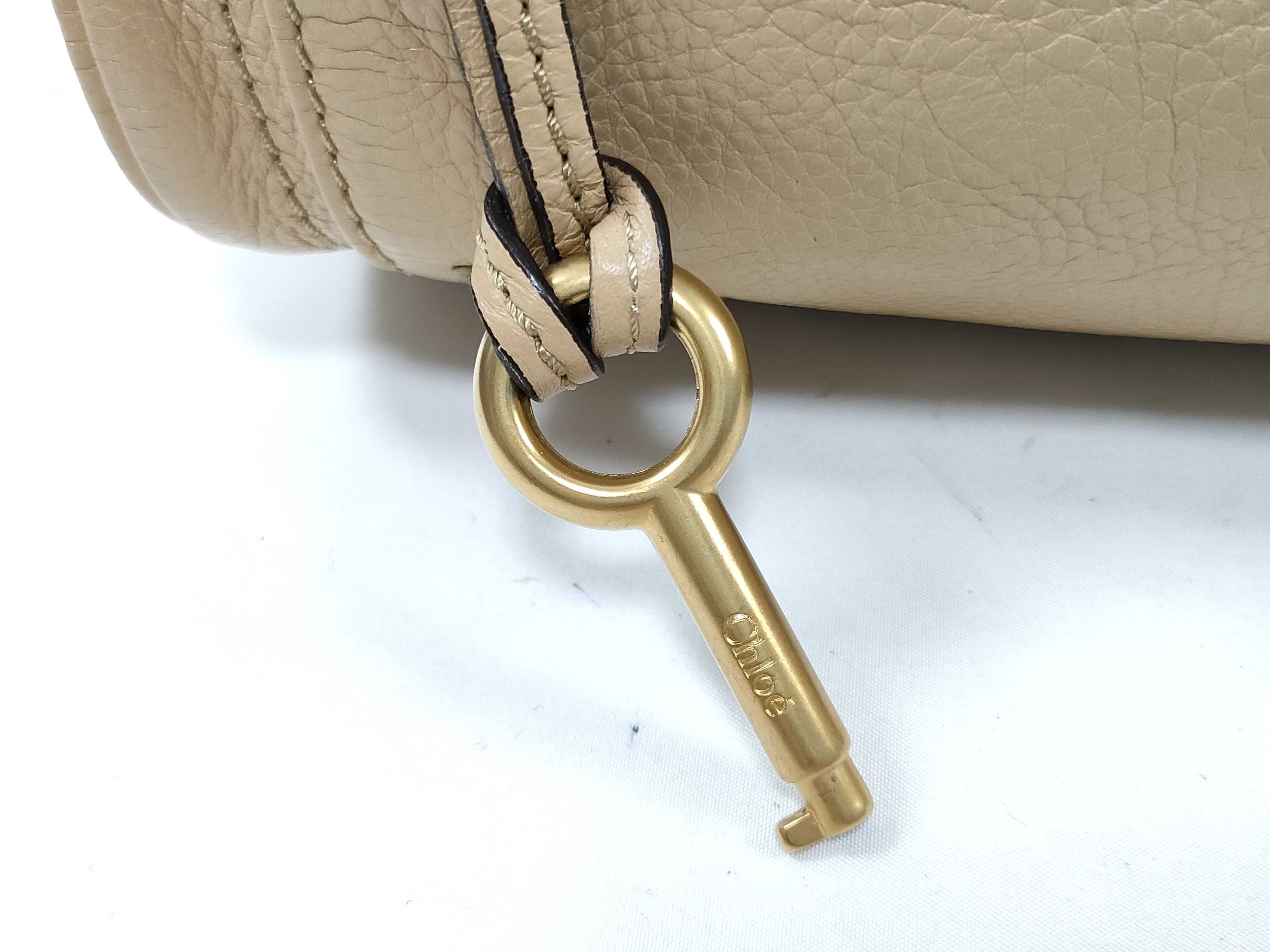 Paddington Leather Handbag, Brown — view 8