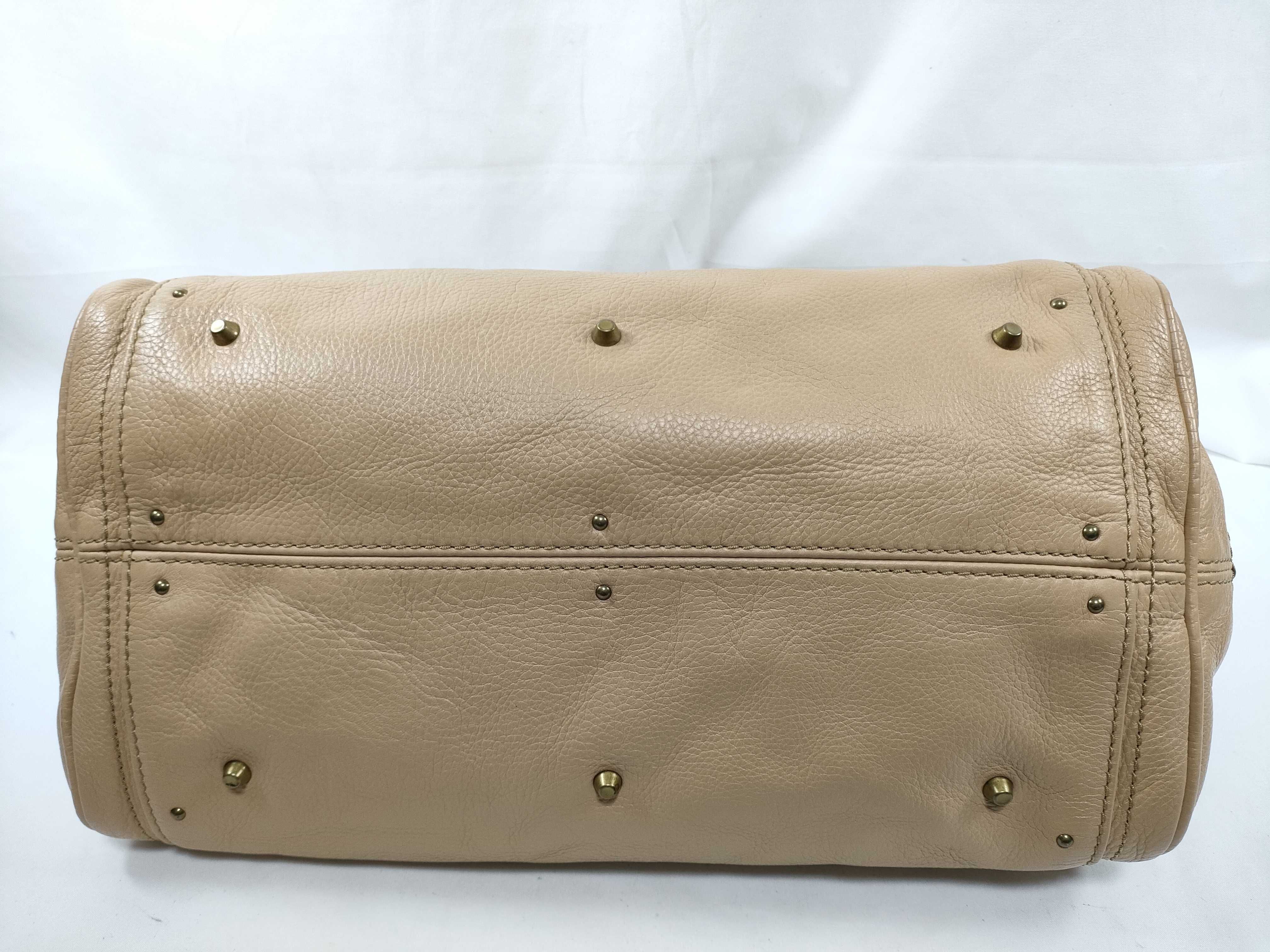 Paddington Leather Handbag, Brown — view 9