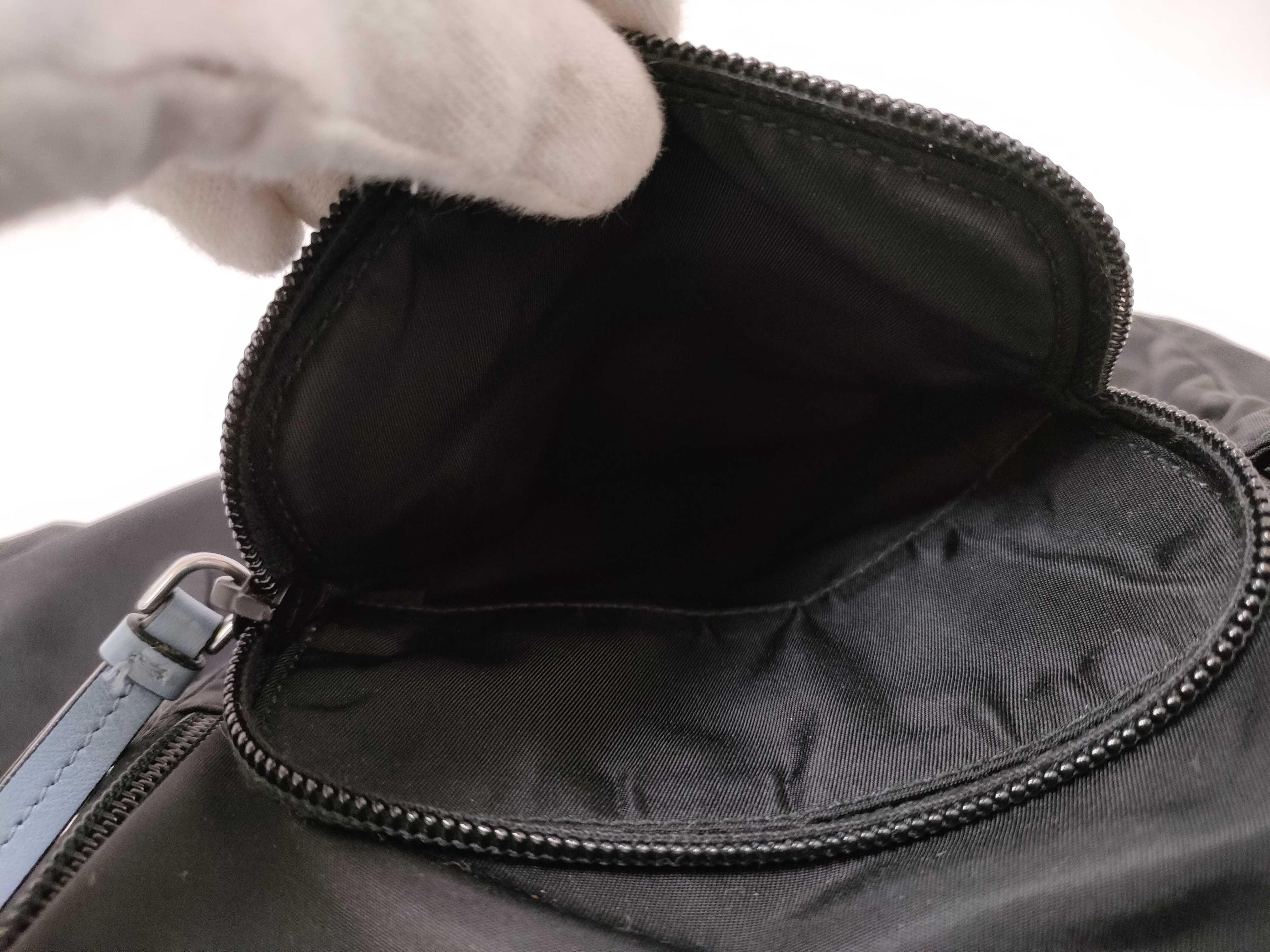 Nylon Prada Tessuto Studded Messenger Shoulder Bag with White Tag and Dust Bag - Excellent Condition — view 15