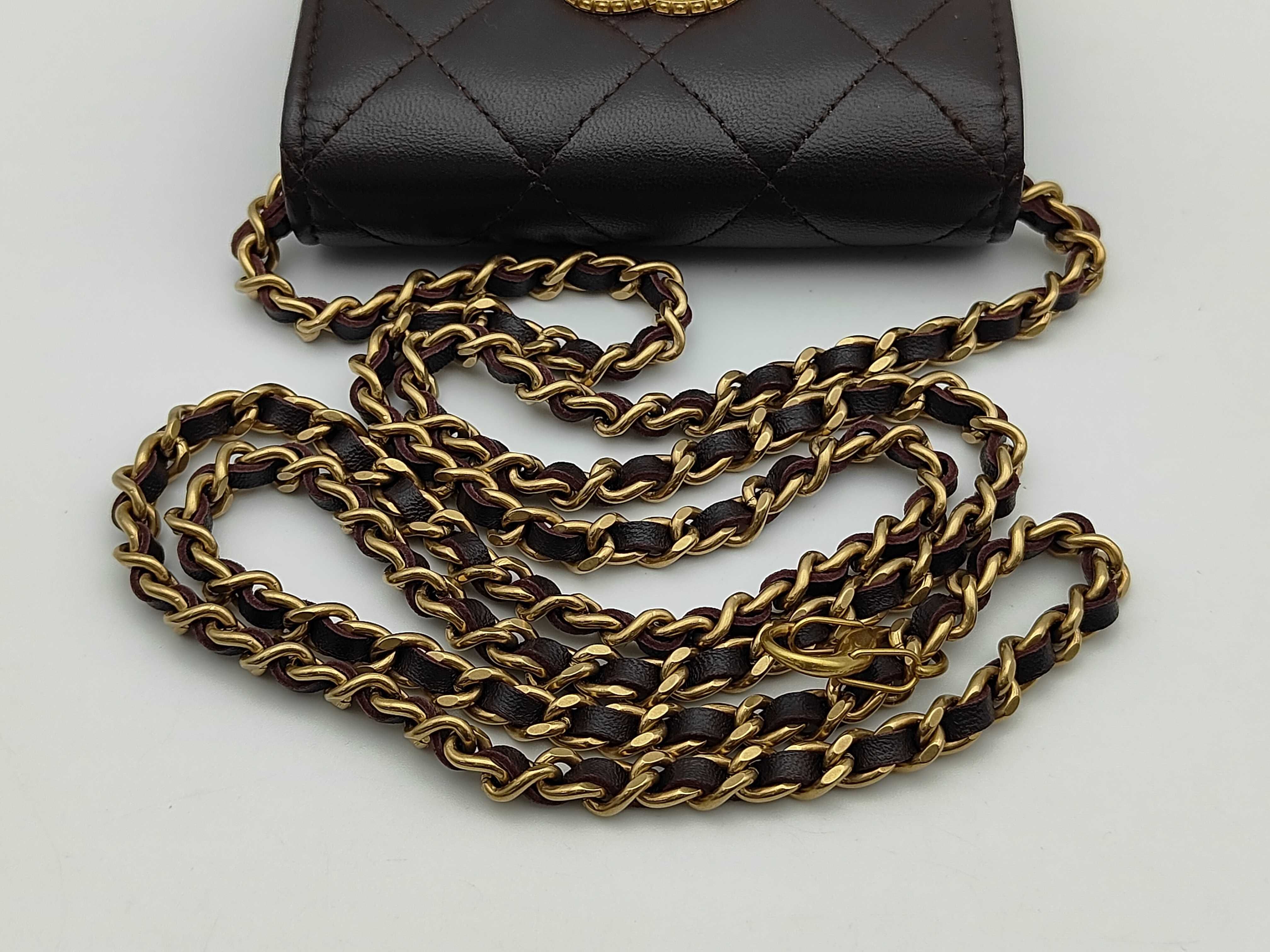 Matelassé Chain Shoulder Bag — view 10