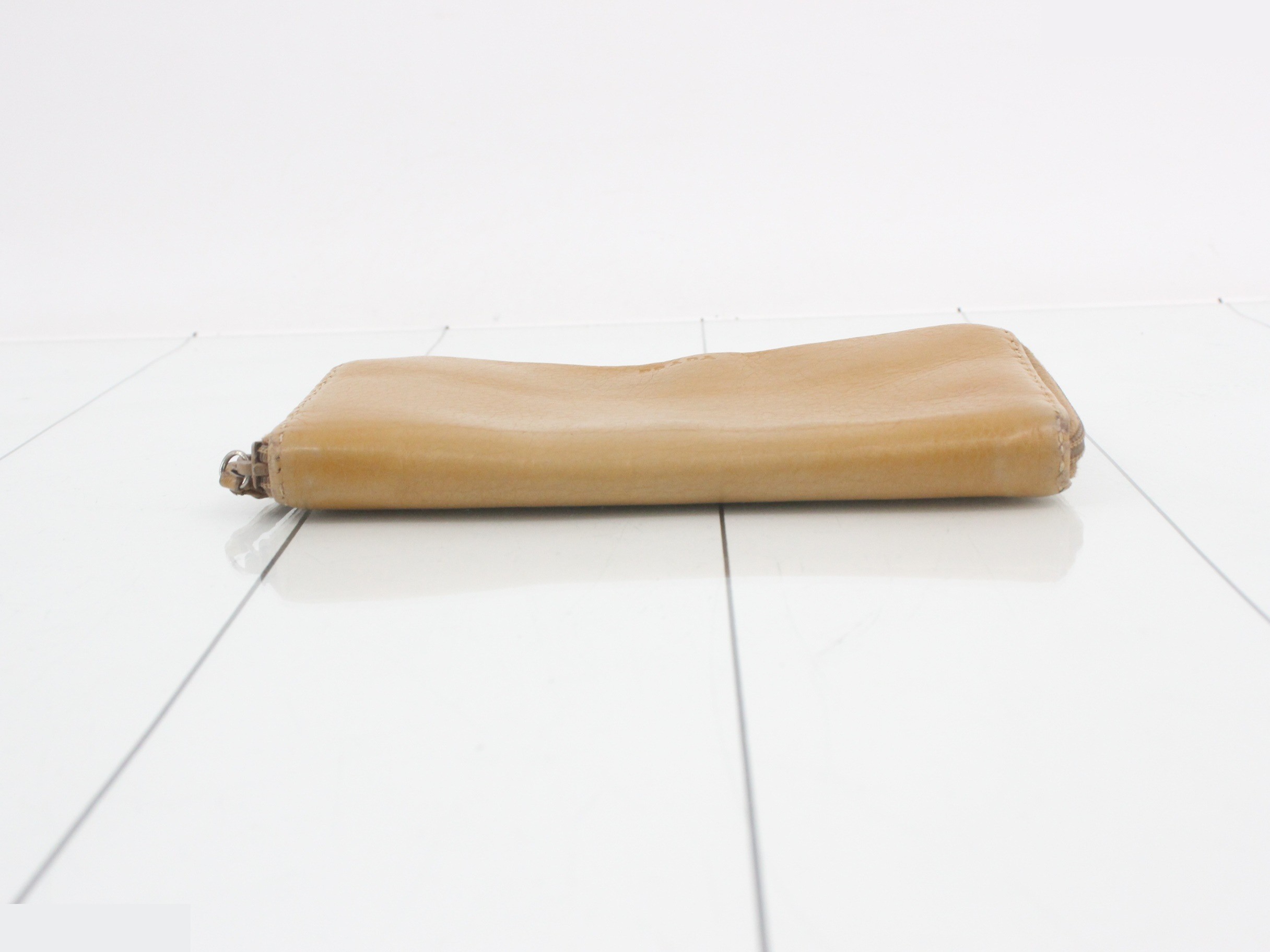 long wallet, leather, vintage — view 3