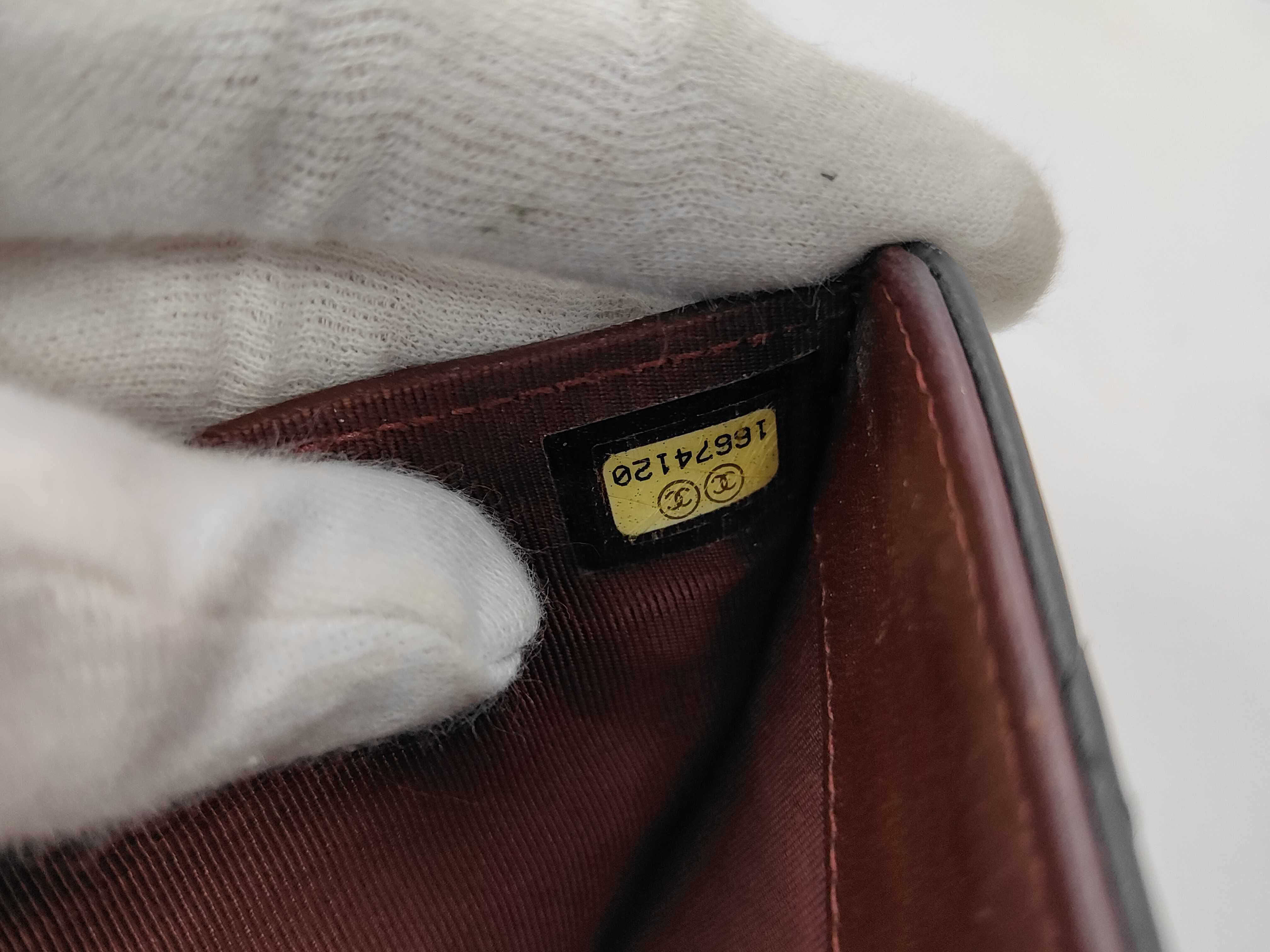 Black Lambskin Matelassé Wallet (Serial Number 16) — view 8