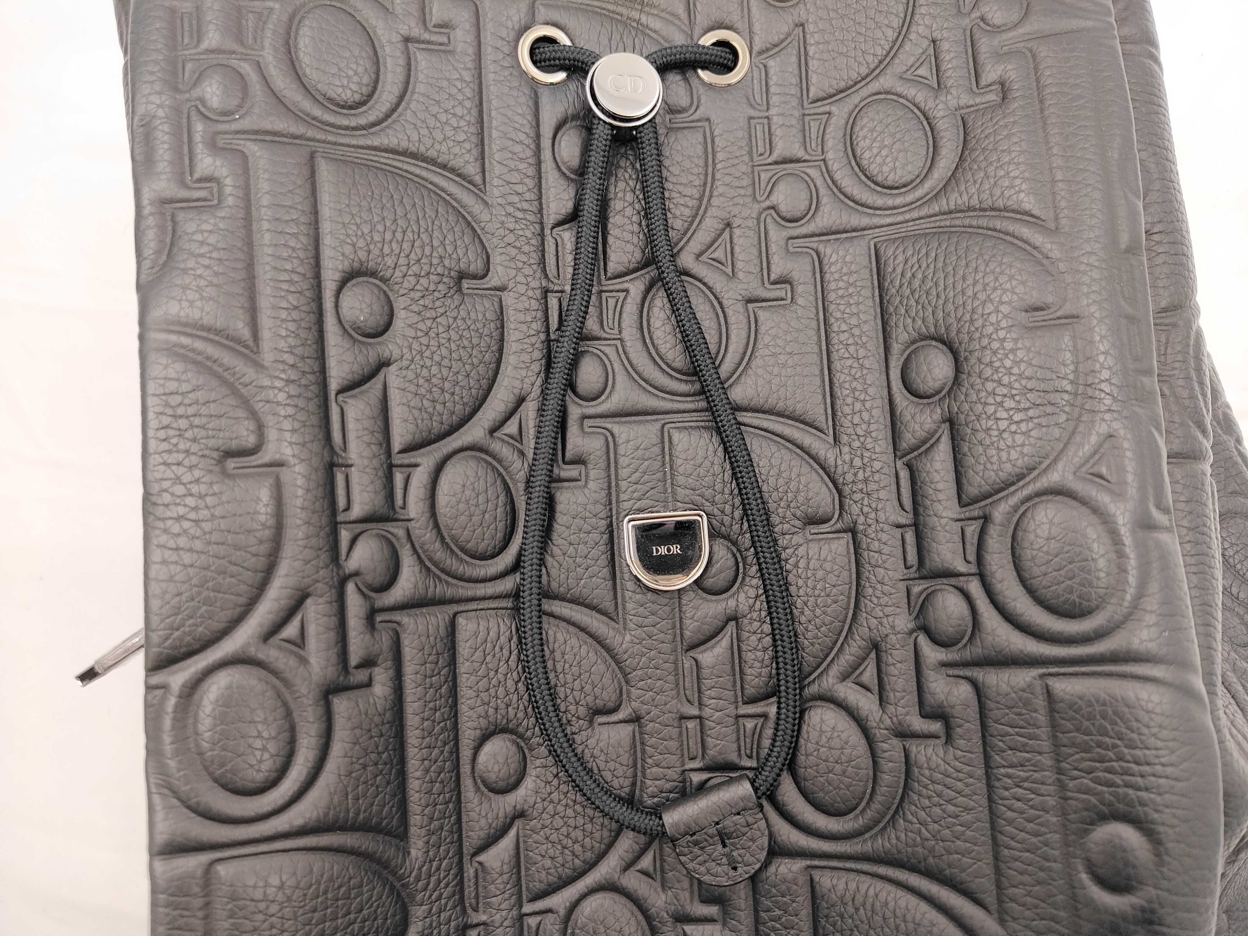 Gravity Leather Backpack, Black — view 14