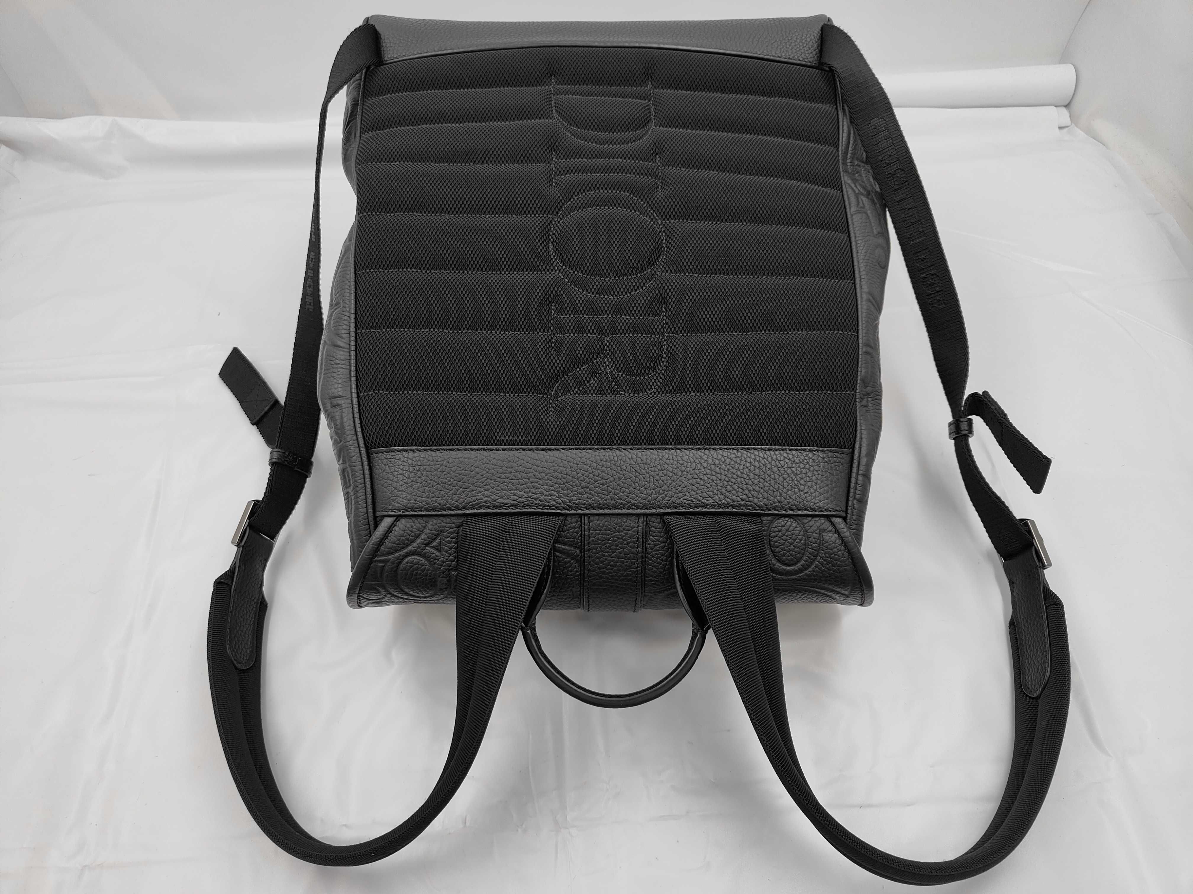 Gravity Leather Backpack, Black — view 3