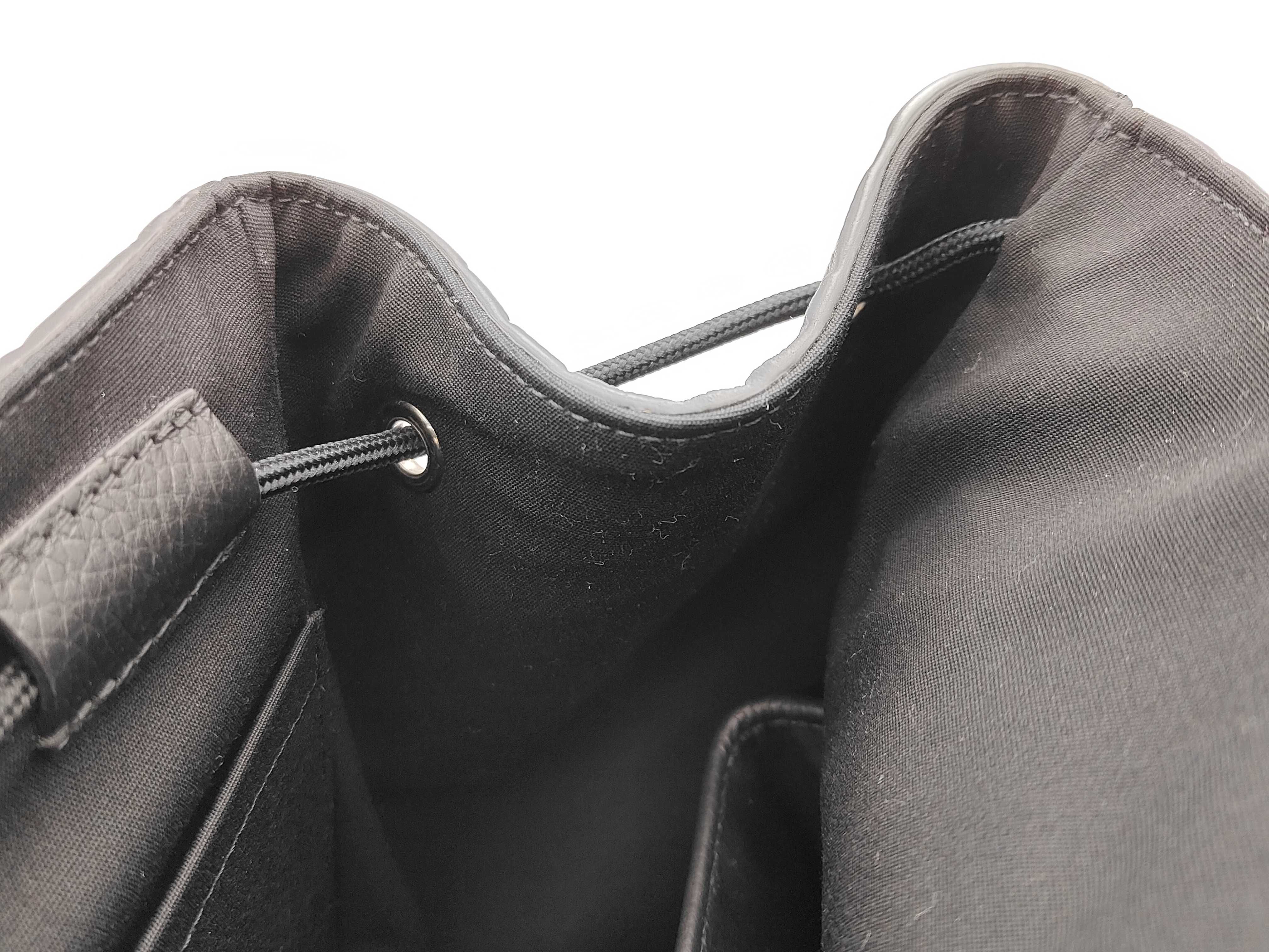 Gravity Leather Backpack, Black — view 10