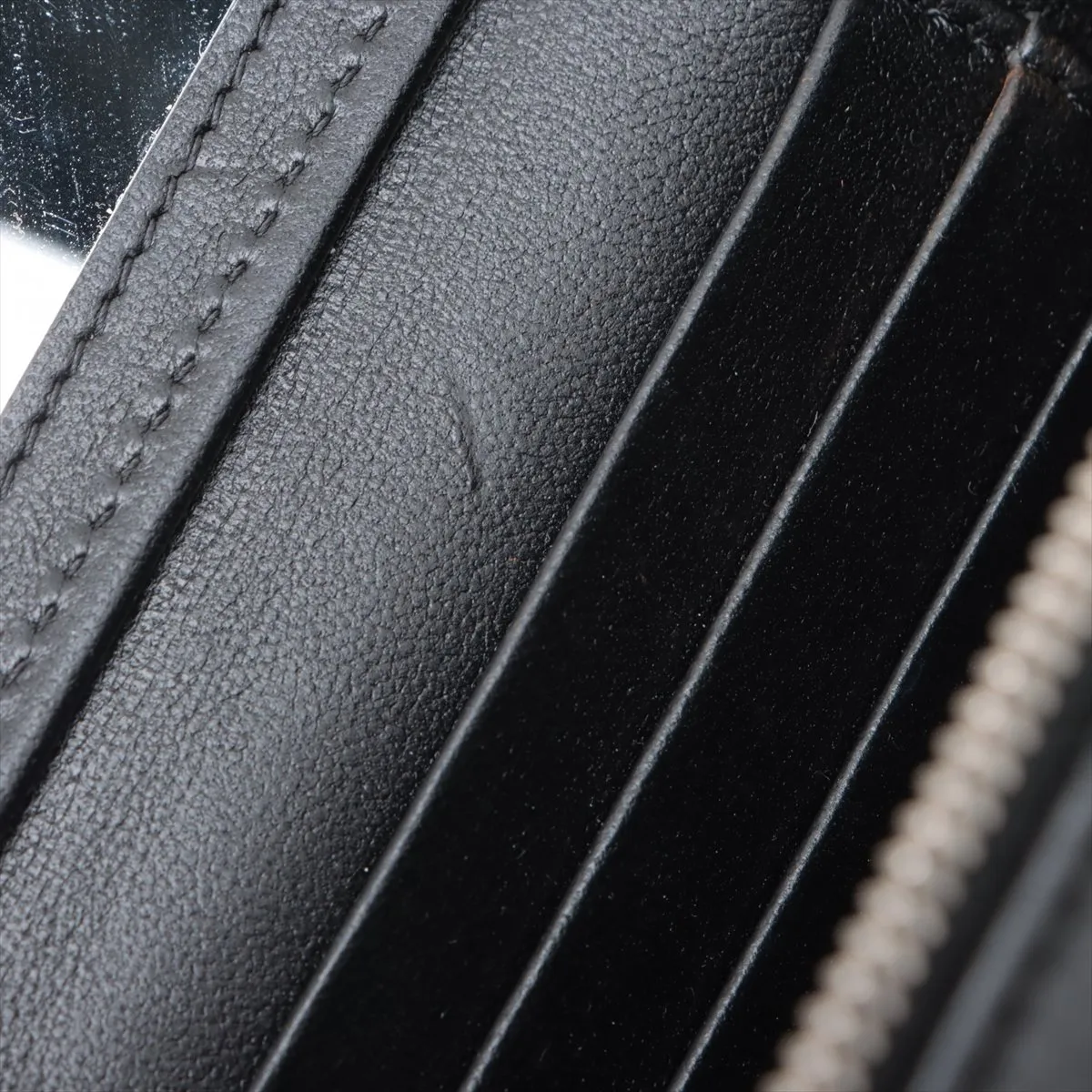 Matelasse Lambskin Chain Shoulder Bag Vanity Black x Silver Hardware C1LA23KH Random Serial — view 8