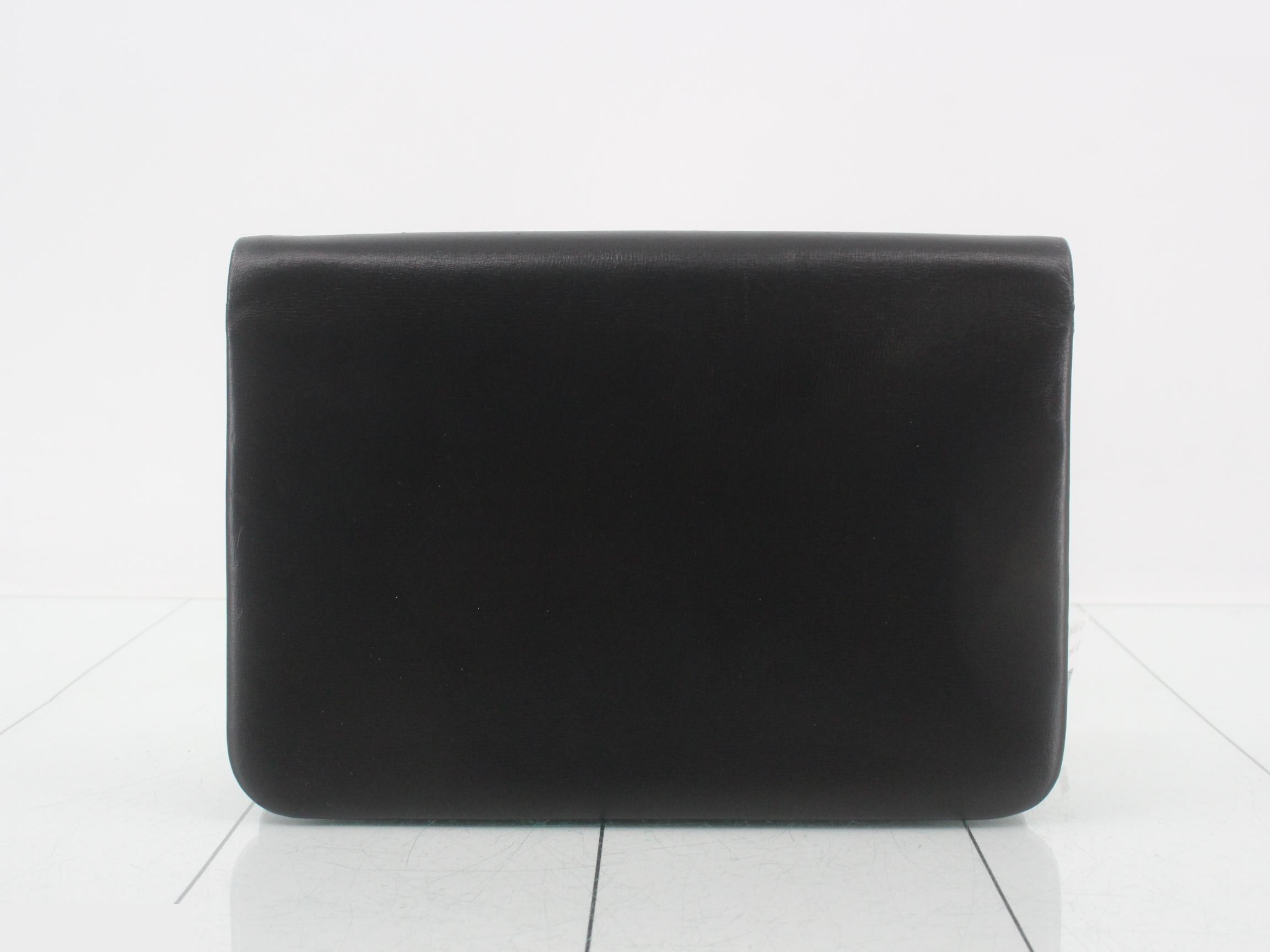 Leather chain shoulder bag — view 2
