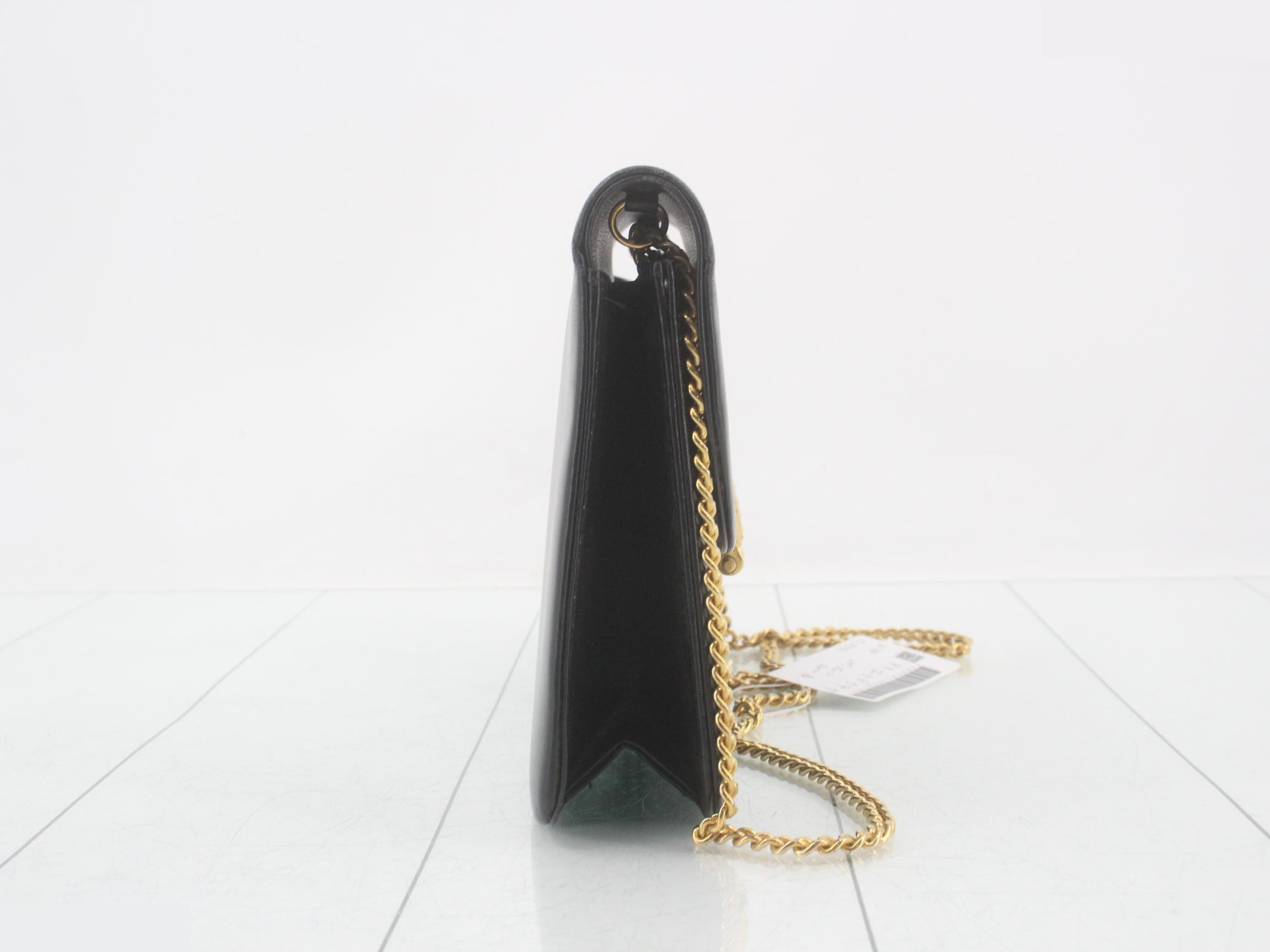Leather chain shoulder bag — view 4