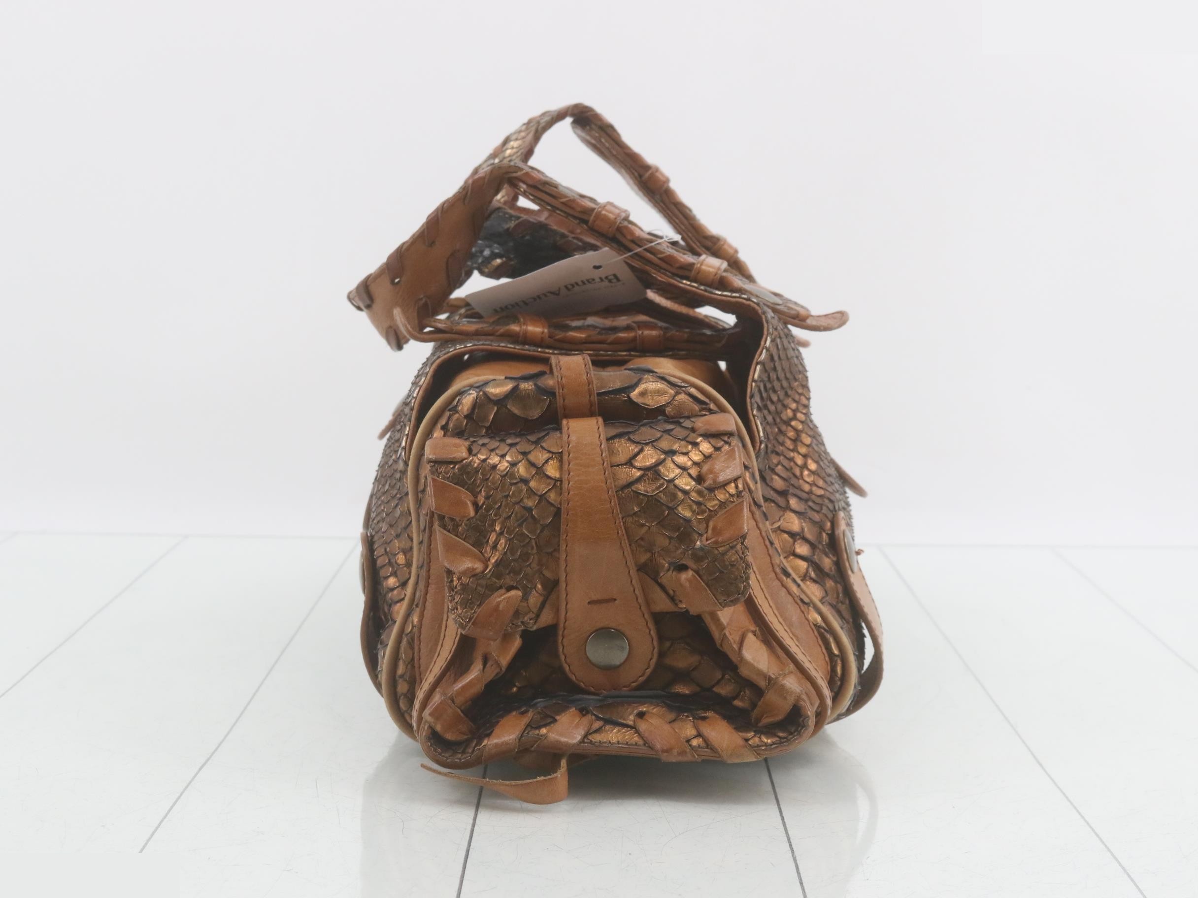 Silverado Python Shoulder Bag — view 3