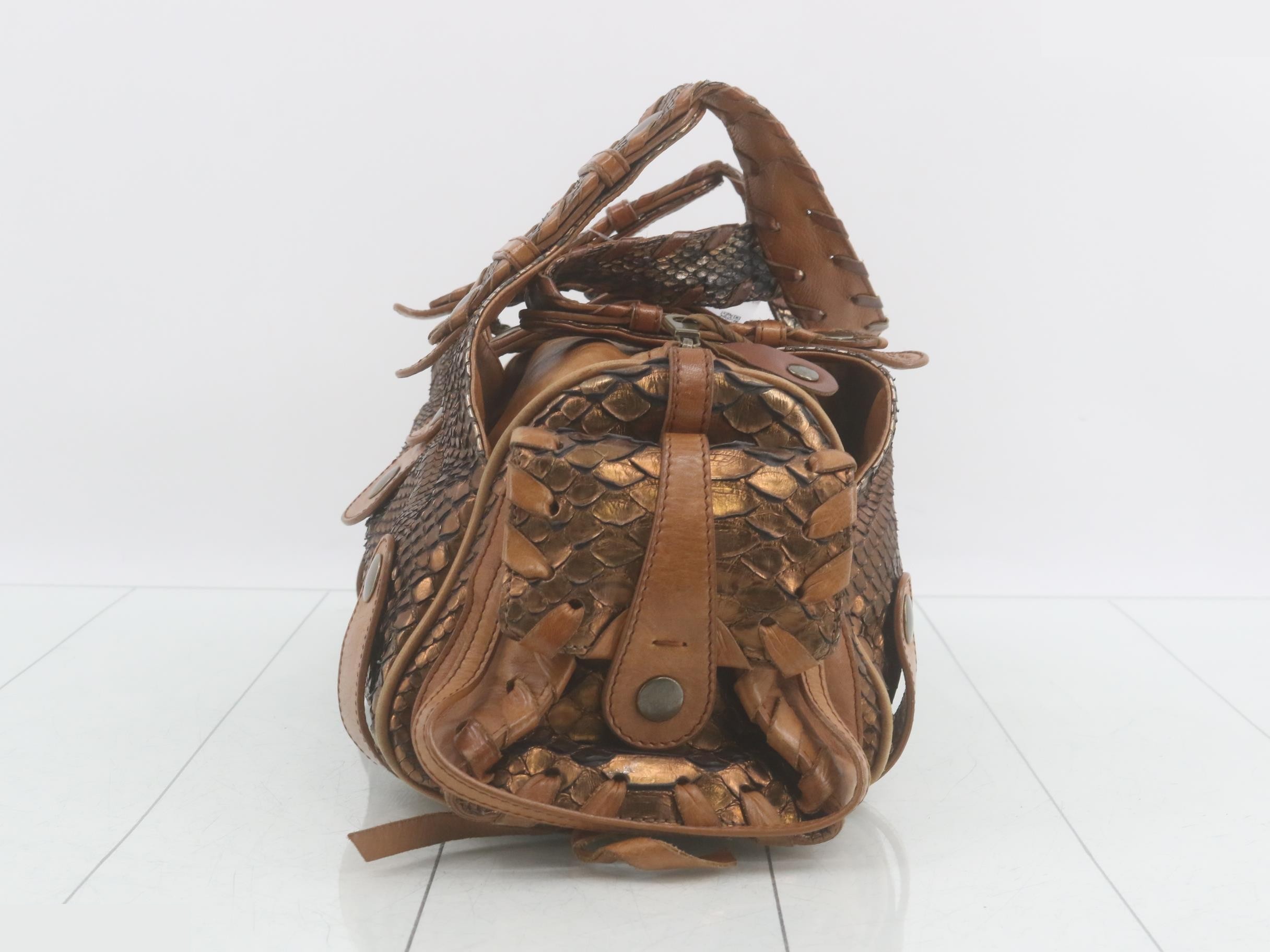 Silverado Python Shoulder Bag — view 4
