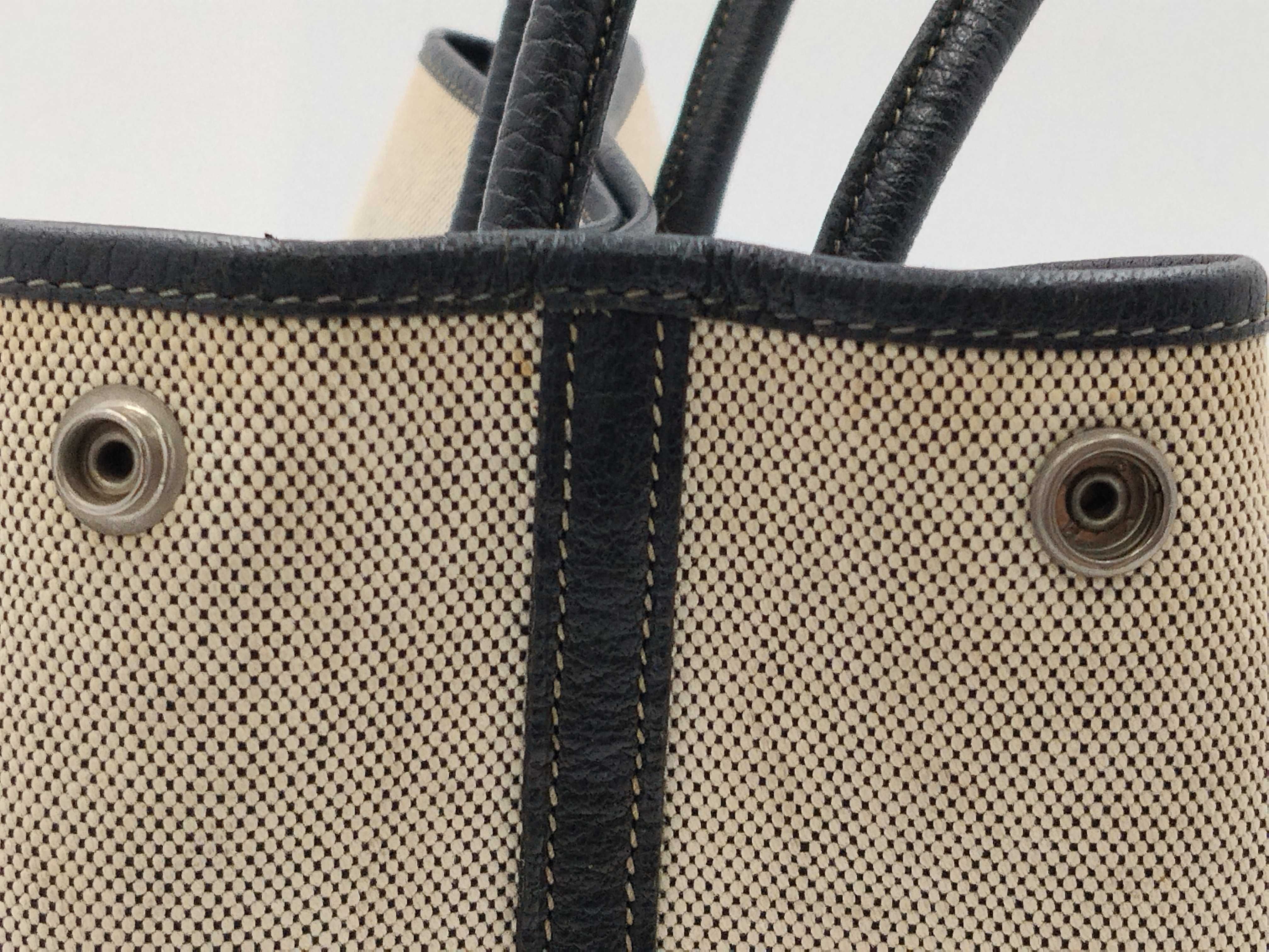 Garden Party PM Bolduc Black Toile H Tote Bag — view 10