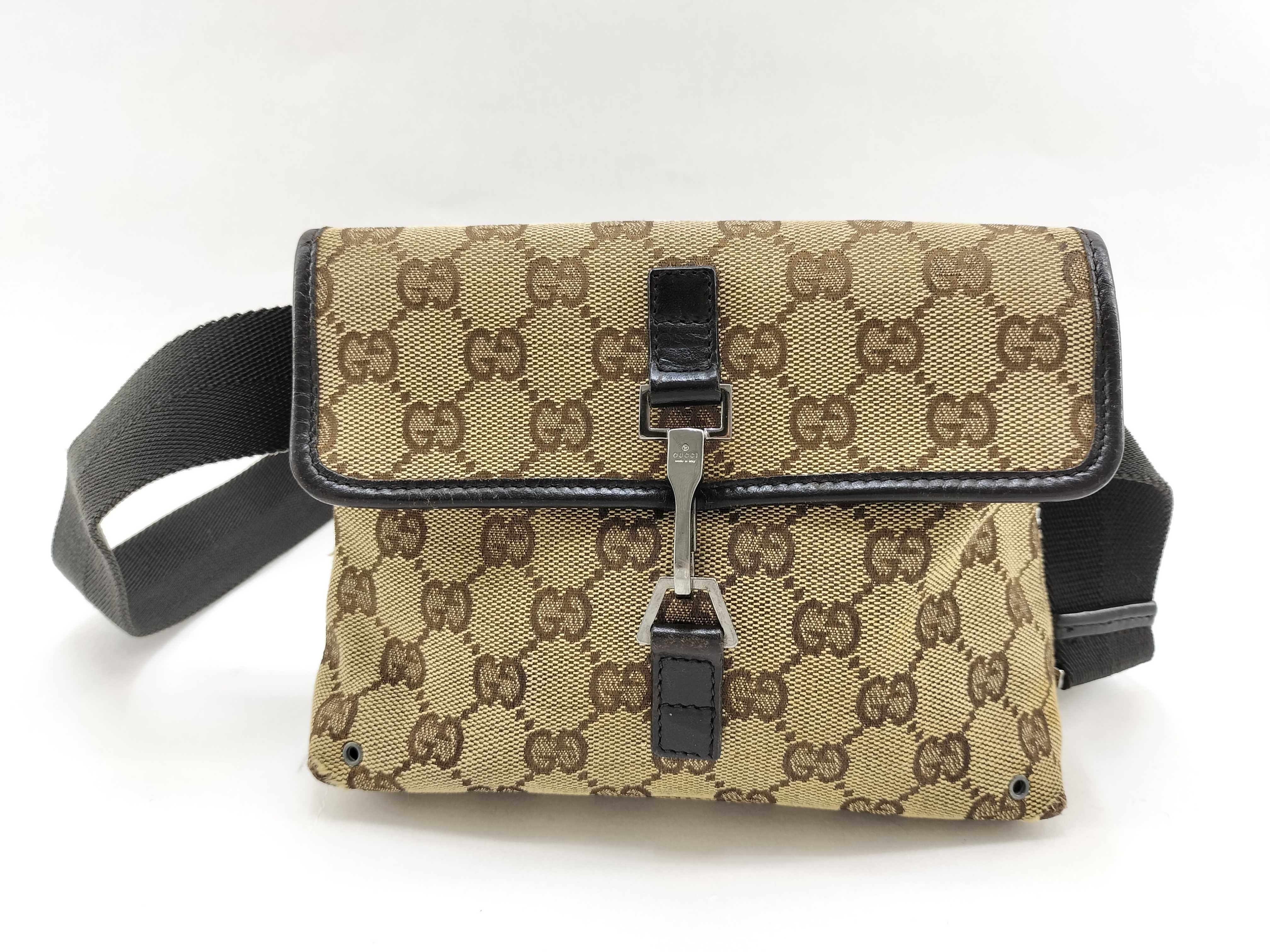GG Canvas Waist Body Bag