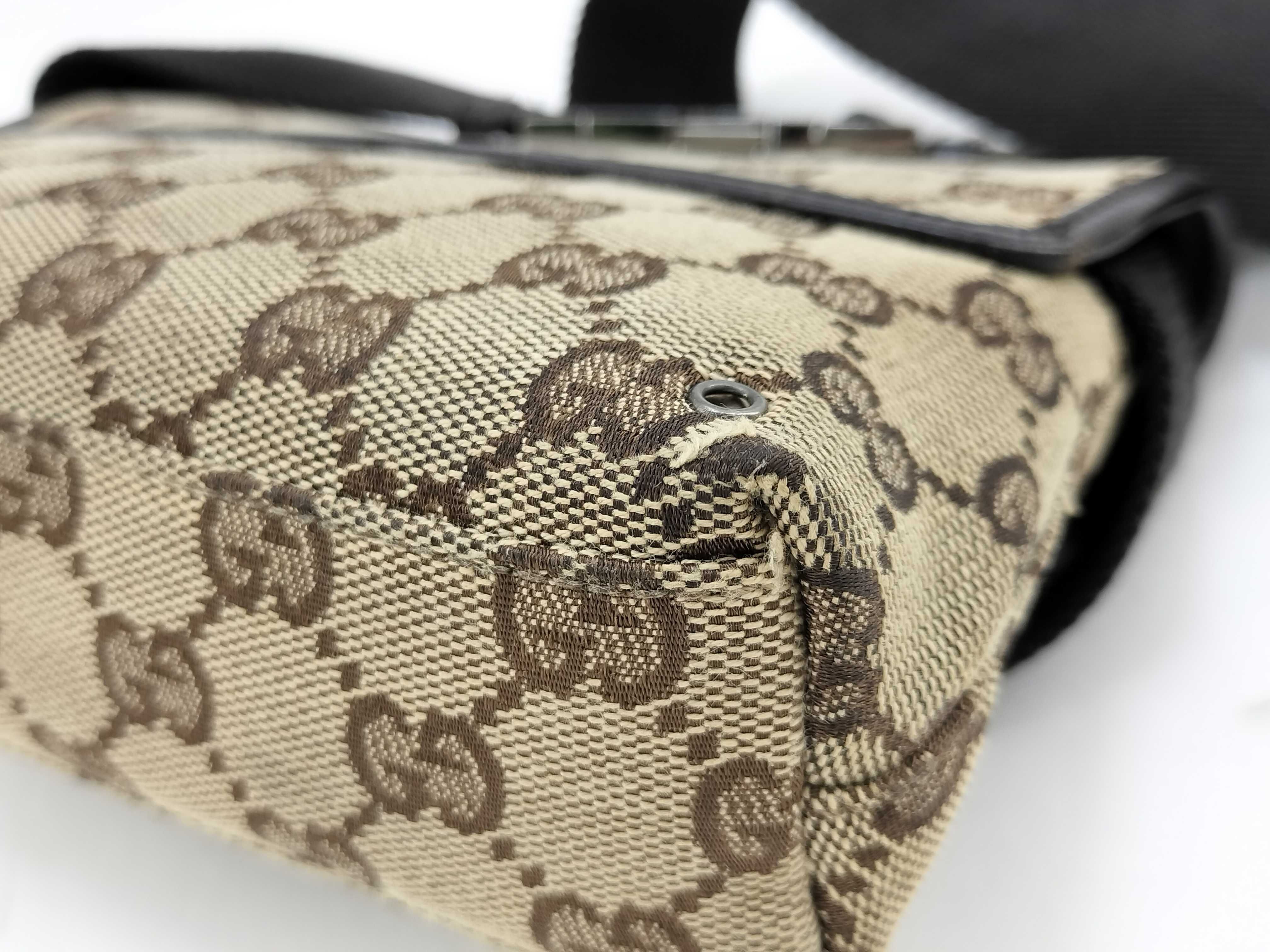 GG Canvas Waist Body Bag — view 5