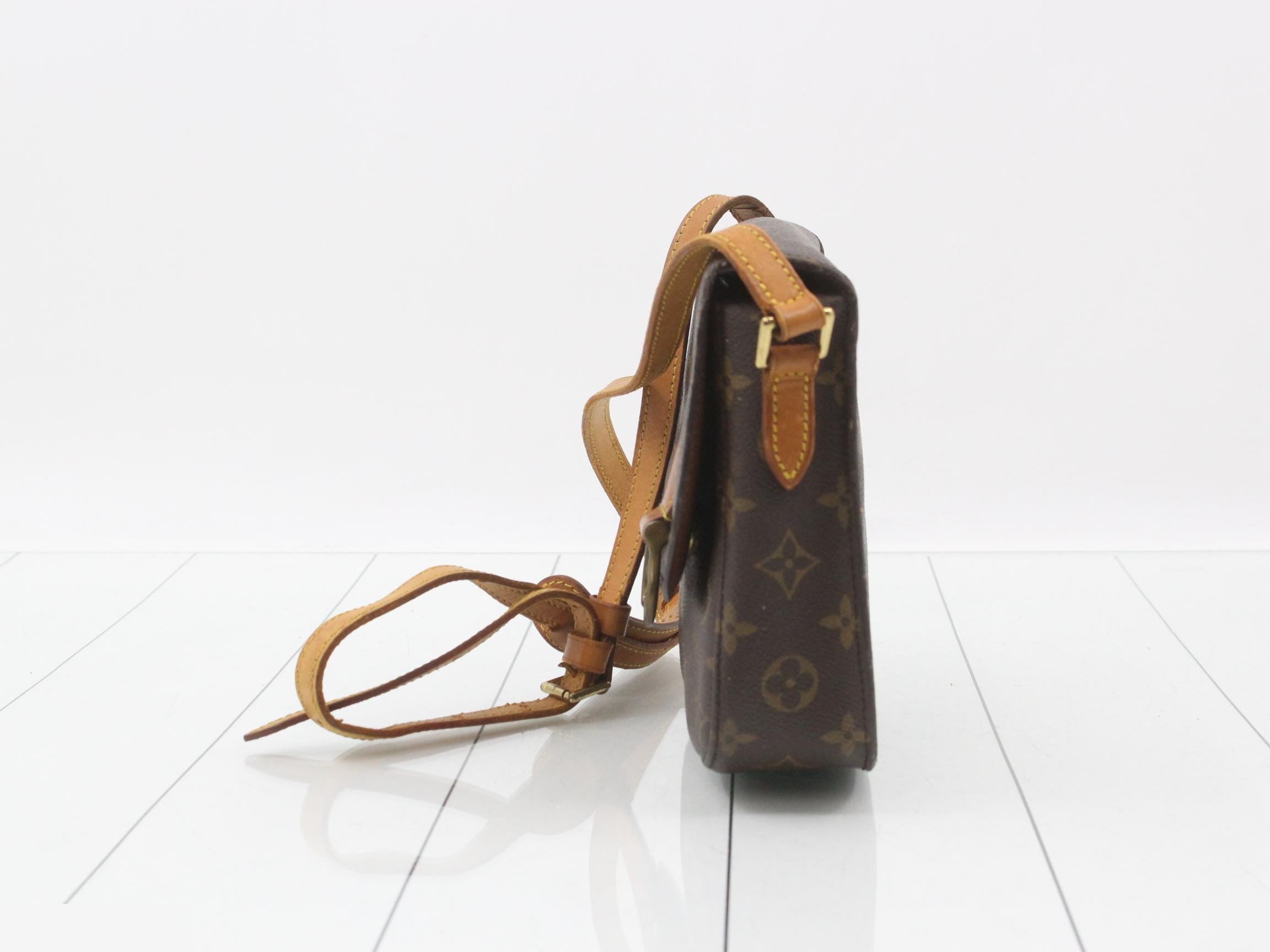 Monogram Saint Cloud MM Shoulder Bag with Flap — view 3