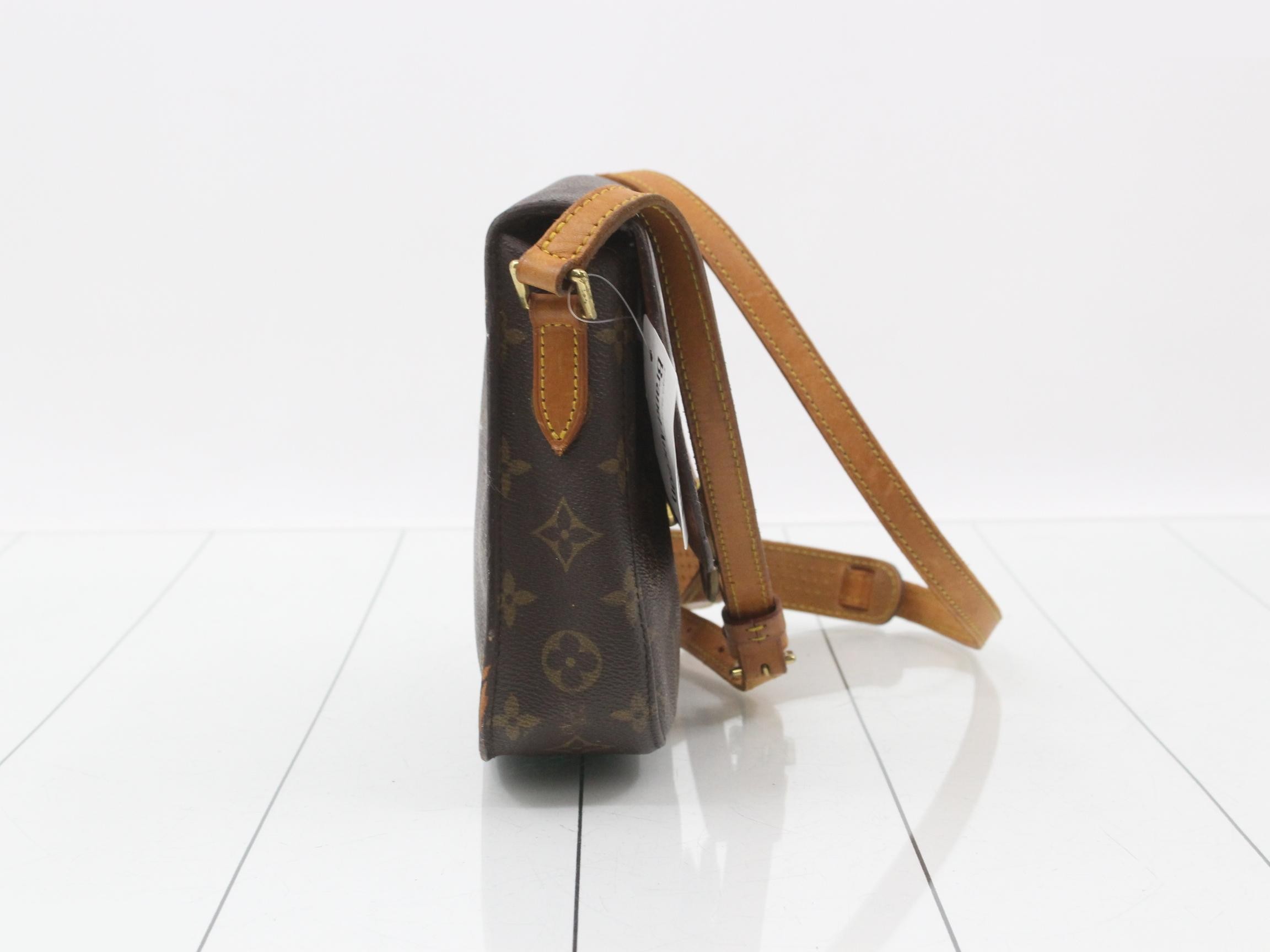 Monogram Saint Cloud MM Shoulder Bag with Flap — view 4