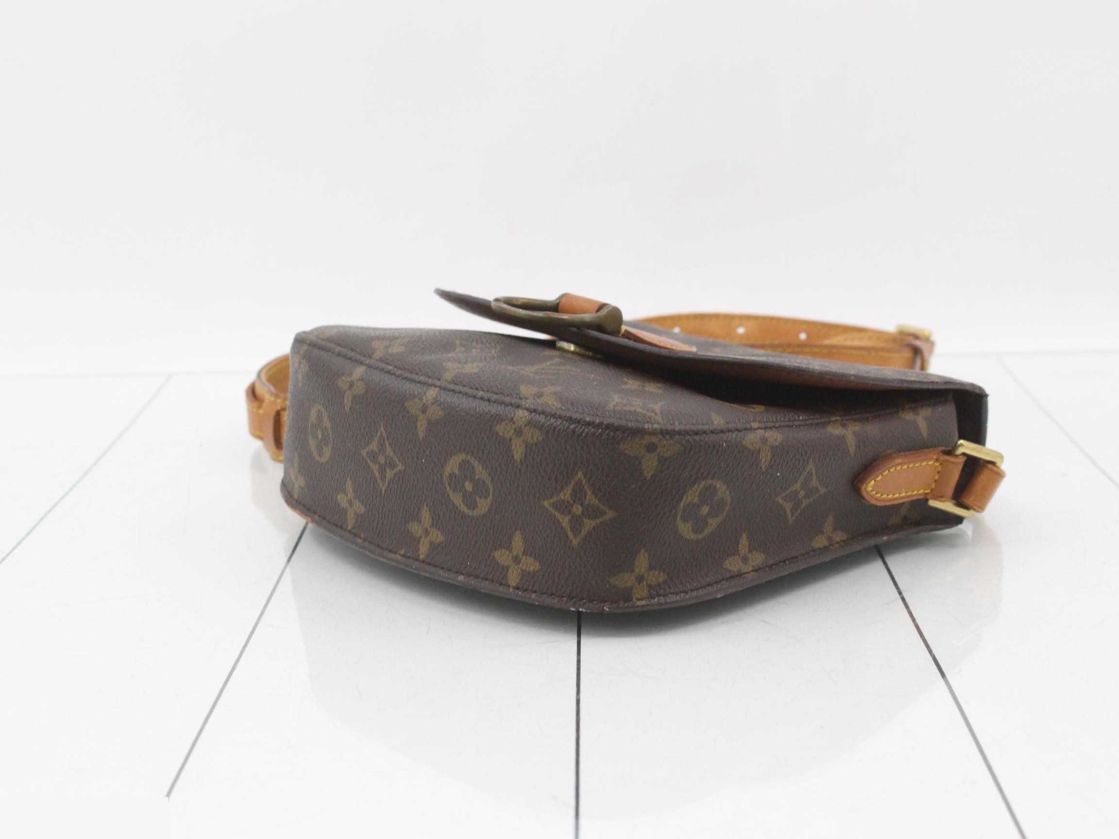 Monogram Saint Cloud MM Shoulder Bag with Flap — view 6