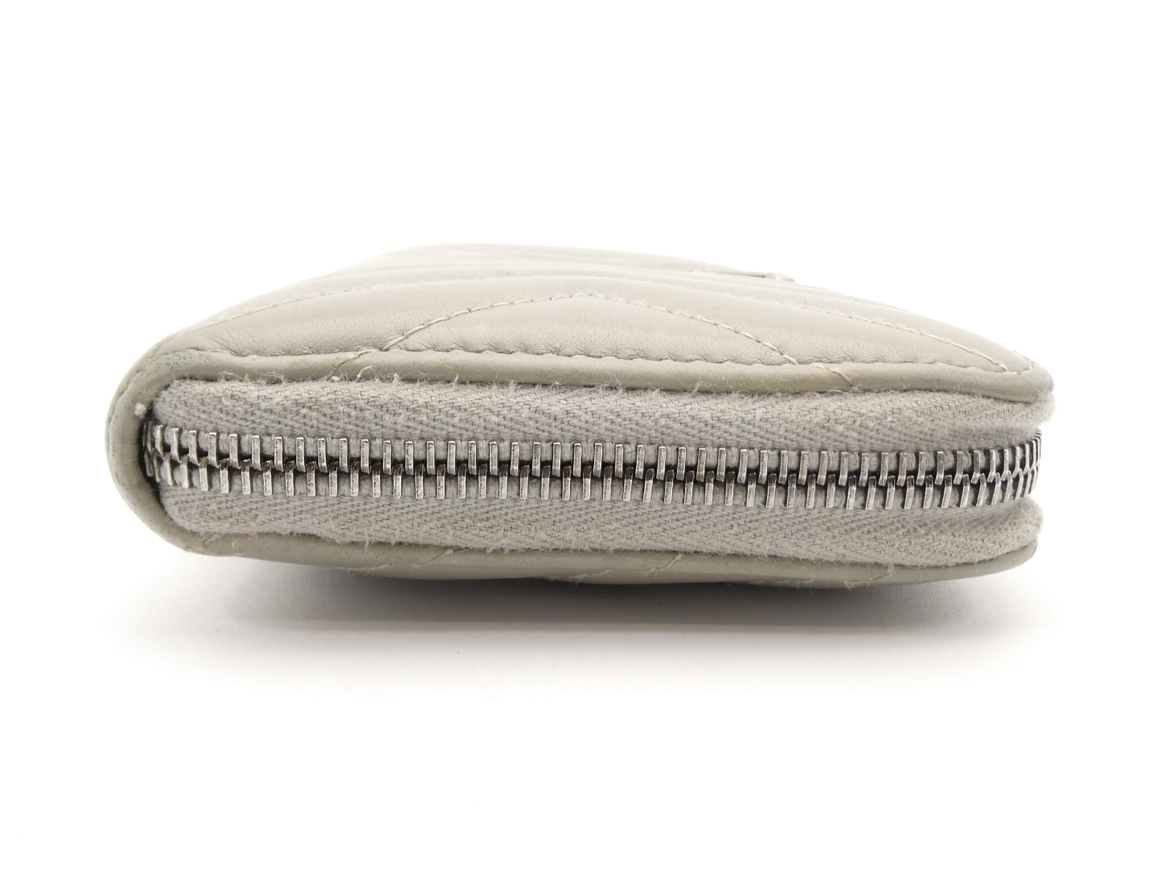 Chevron Coco Mark Round Zip Wallet — view 4