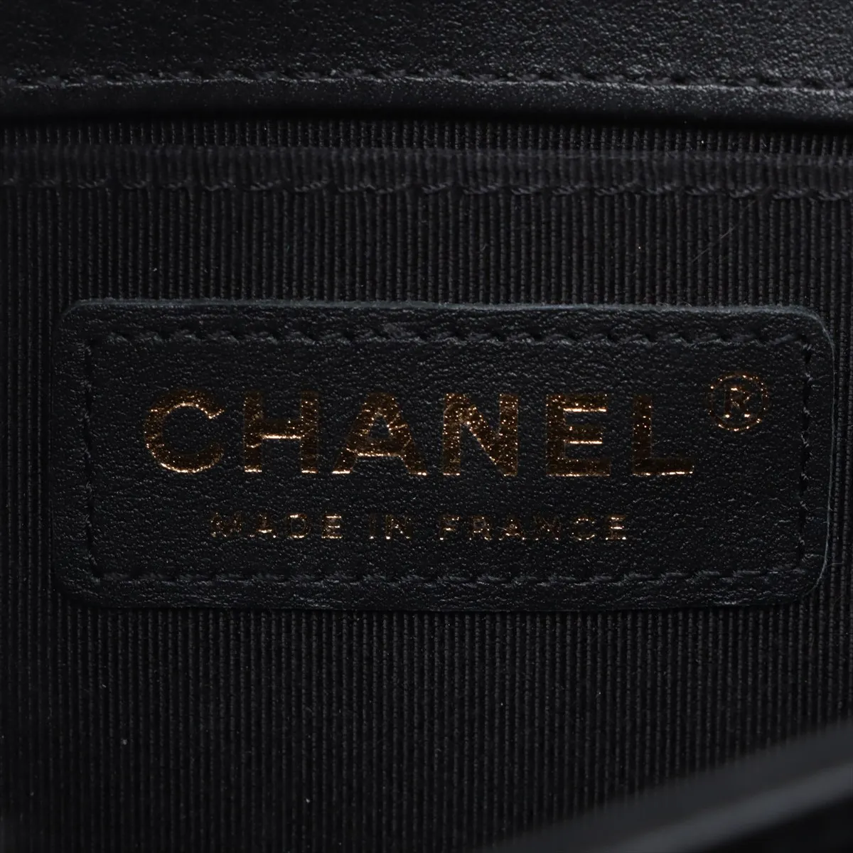 Boy Chanel 20 Small Lambskin Chain Shoulder Bag Black Gold Hardware 30914710 30s A67085 — view 9