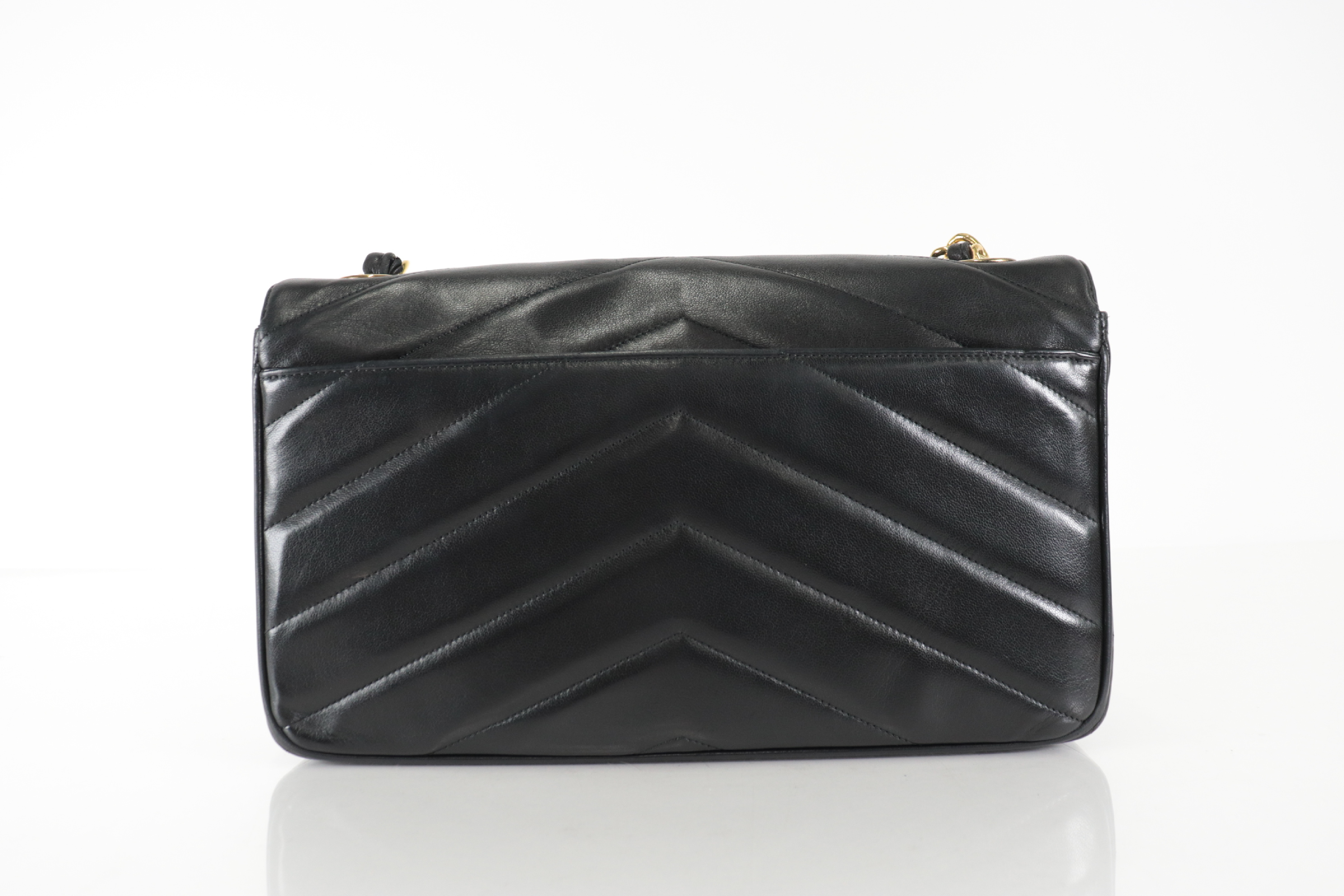 V-flap Lambskin Chain Shoulder Bag (Serial No. 3) — view 2