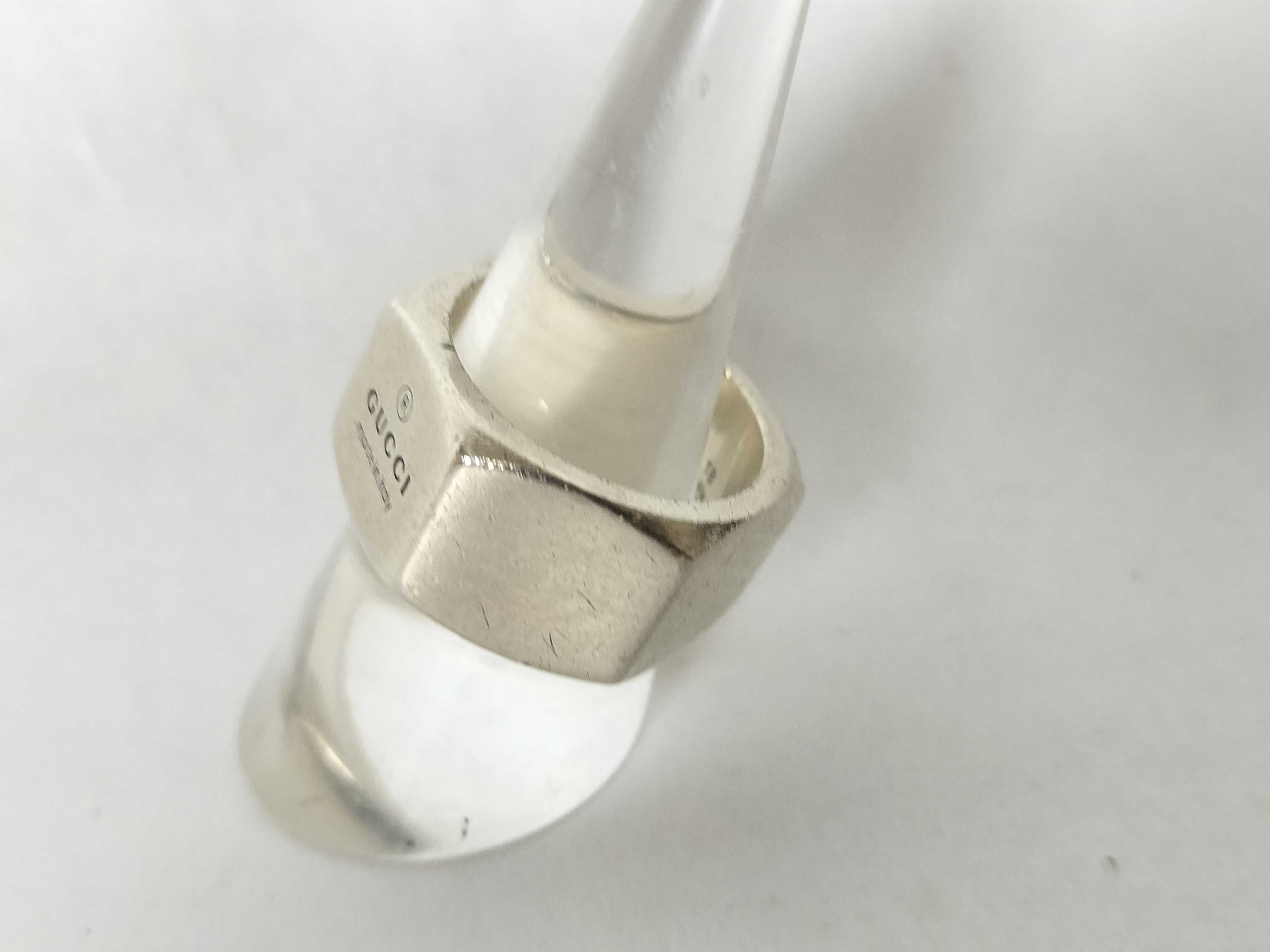 Hexagon Nut Ring / 925 Sterling Silver / 20.3g — view 2