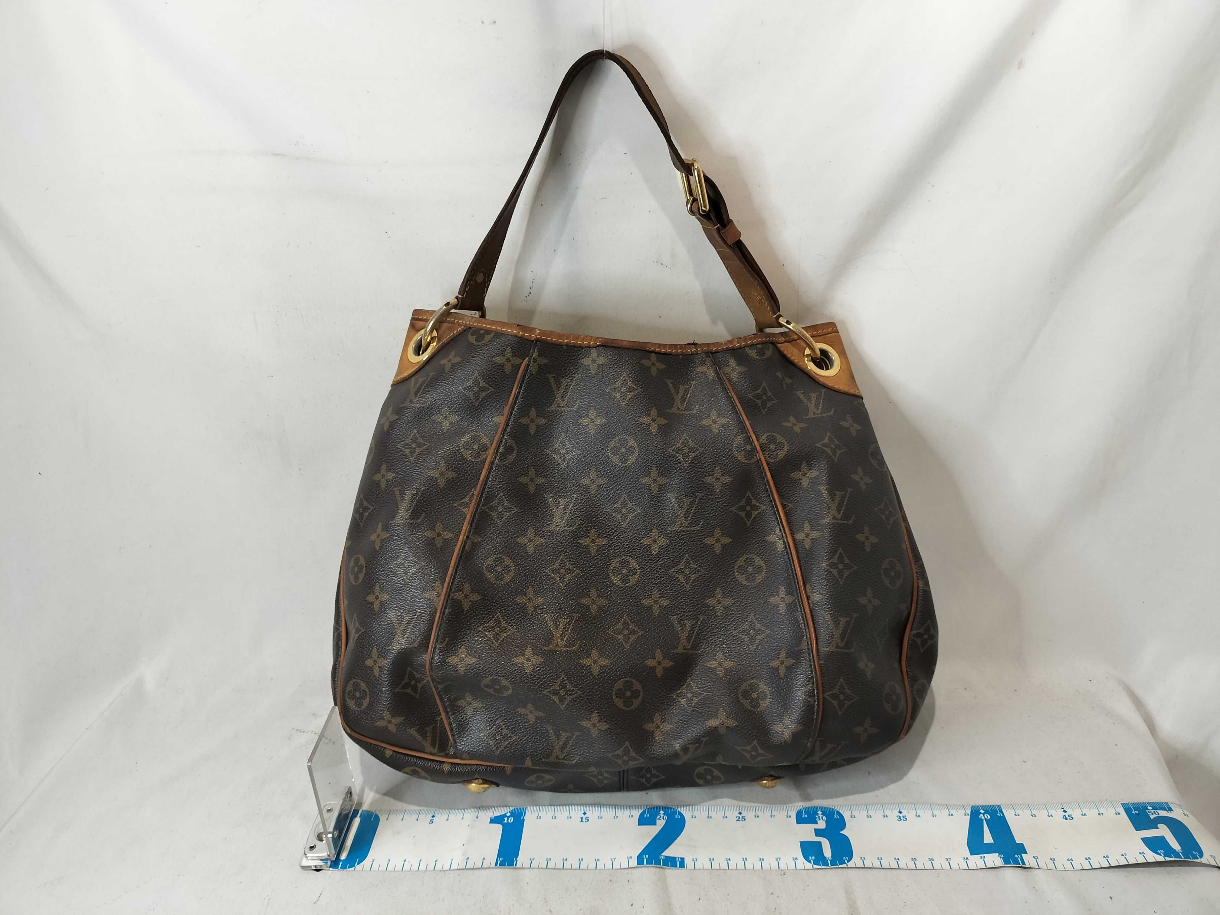 Monogram M56382 Galliera PM Shoulder Bag (Interior stains) — view 3