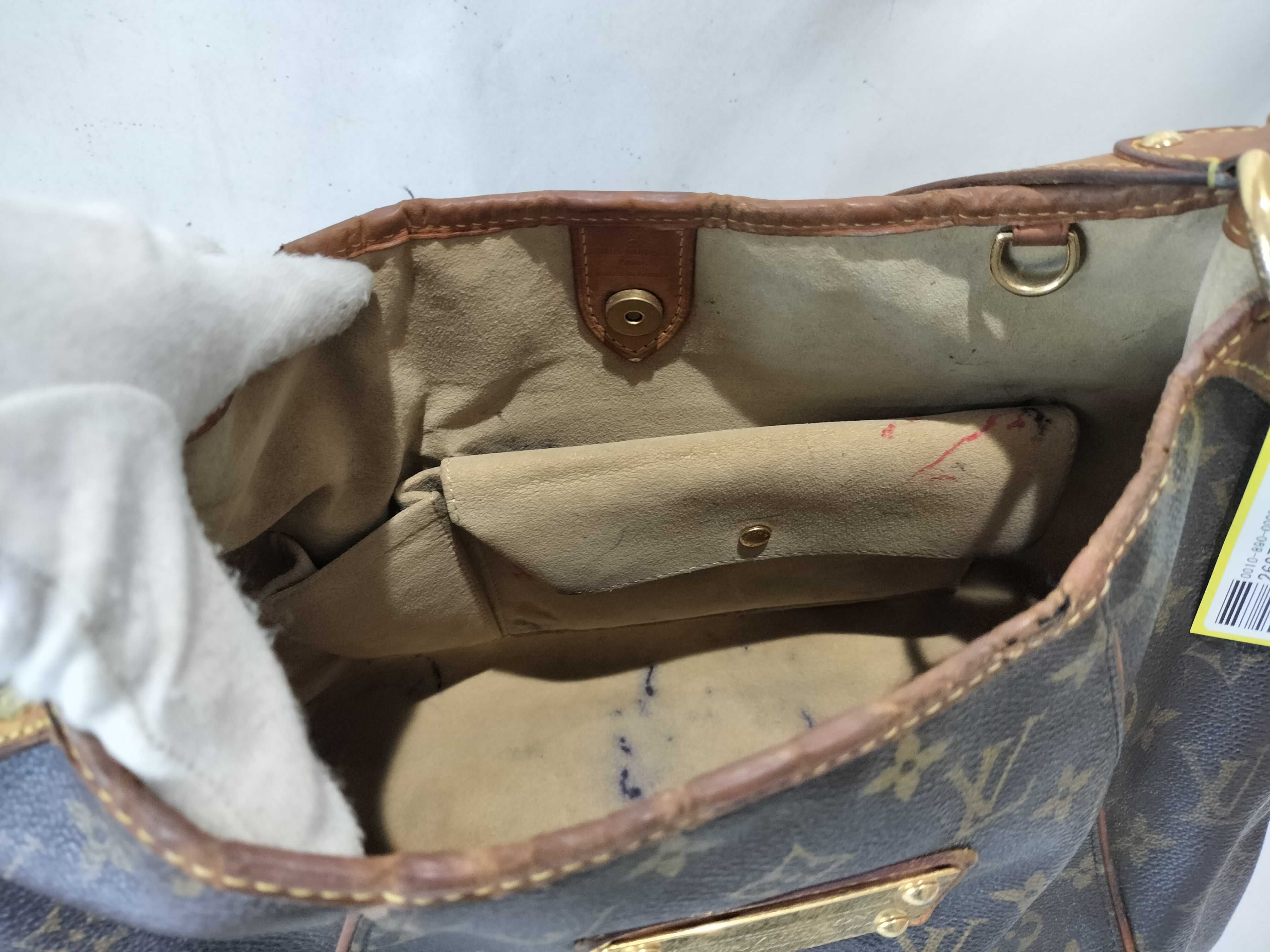Monogram M56382 Galliera PM Shoulder Bag (Interior stains) — view 9