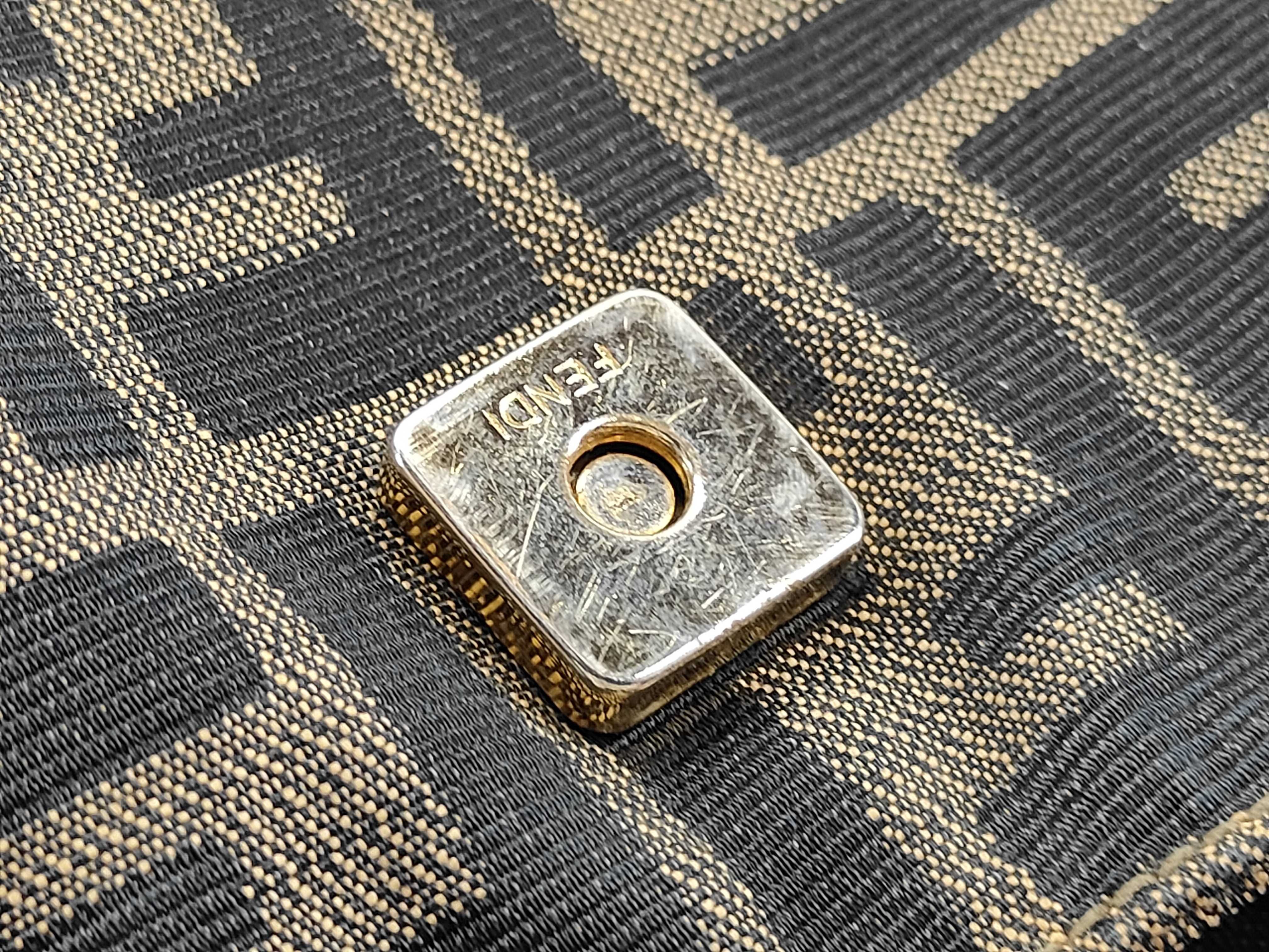Zucca pattern Fendi Mamma Bucket Shoulder Bag — view 15