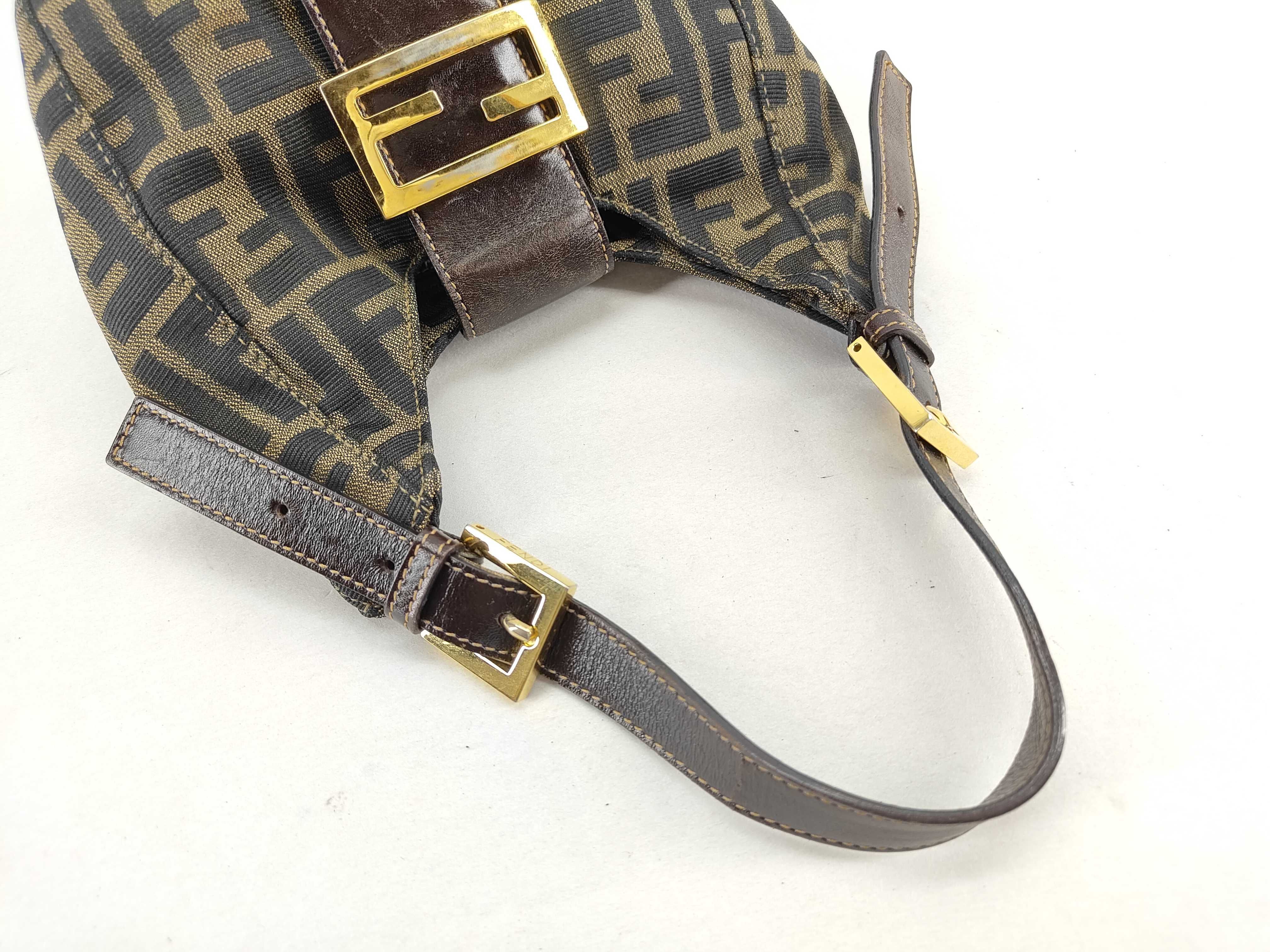 Zucca pattern Fendi Mamma Bucket Shoulder Bag — view 3