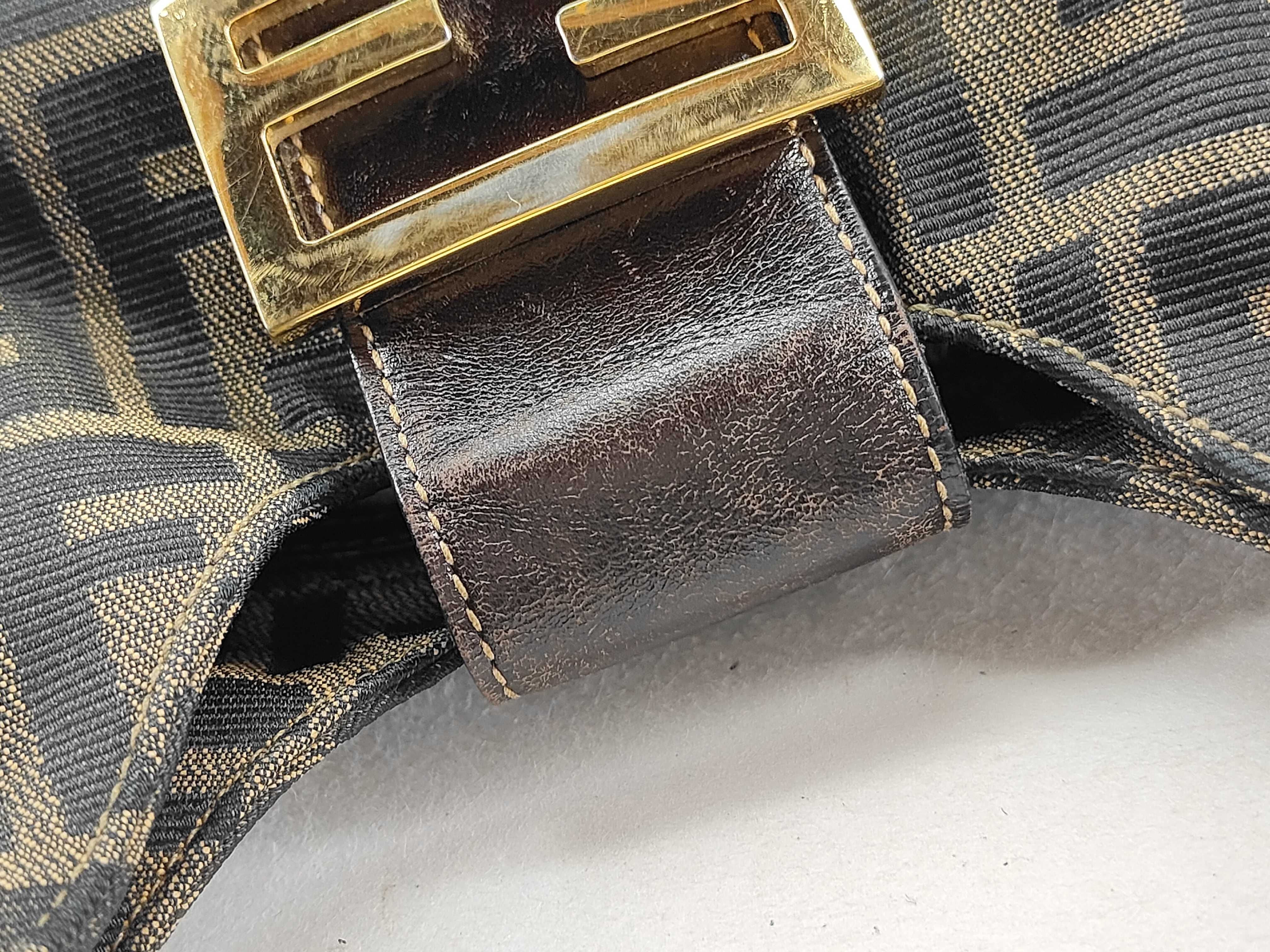Zucca pattern Fendi Mamma Bucket Shoulder Bag — view 9