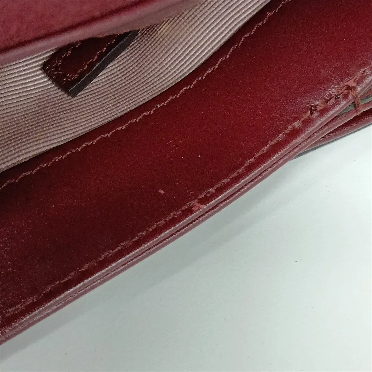 Allie Medium Suede x Leather Shoulder Bag, Red, 550126 — view 13