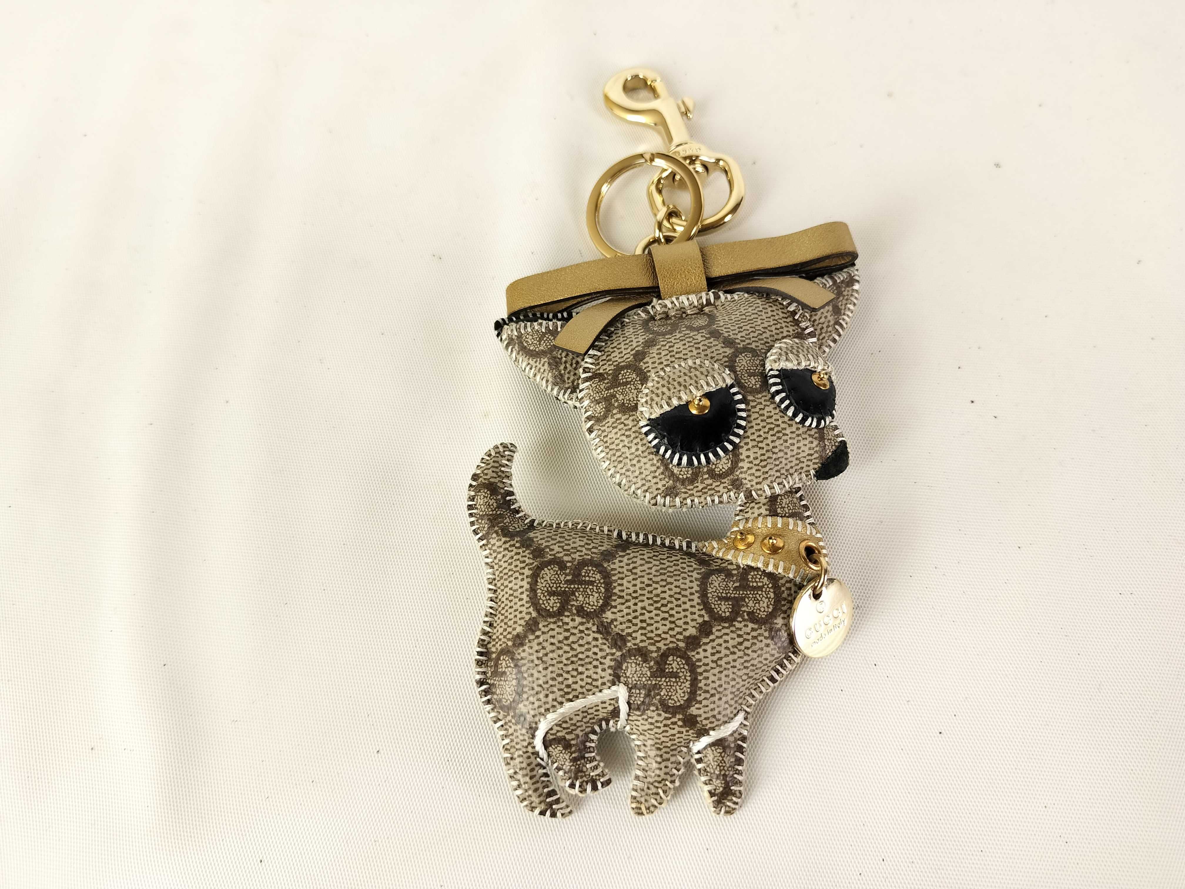 Gucciori Keychain Charm Chihuahua GG Pattern PVC Other Accessories